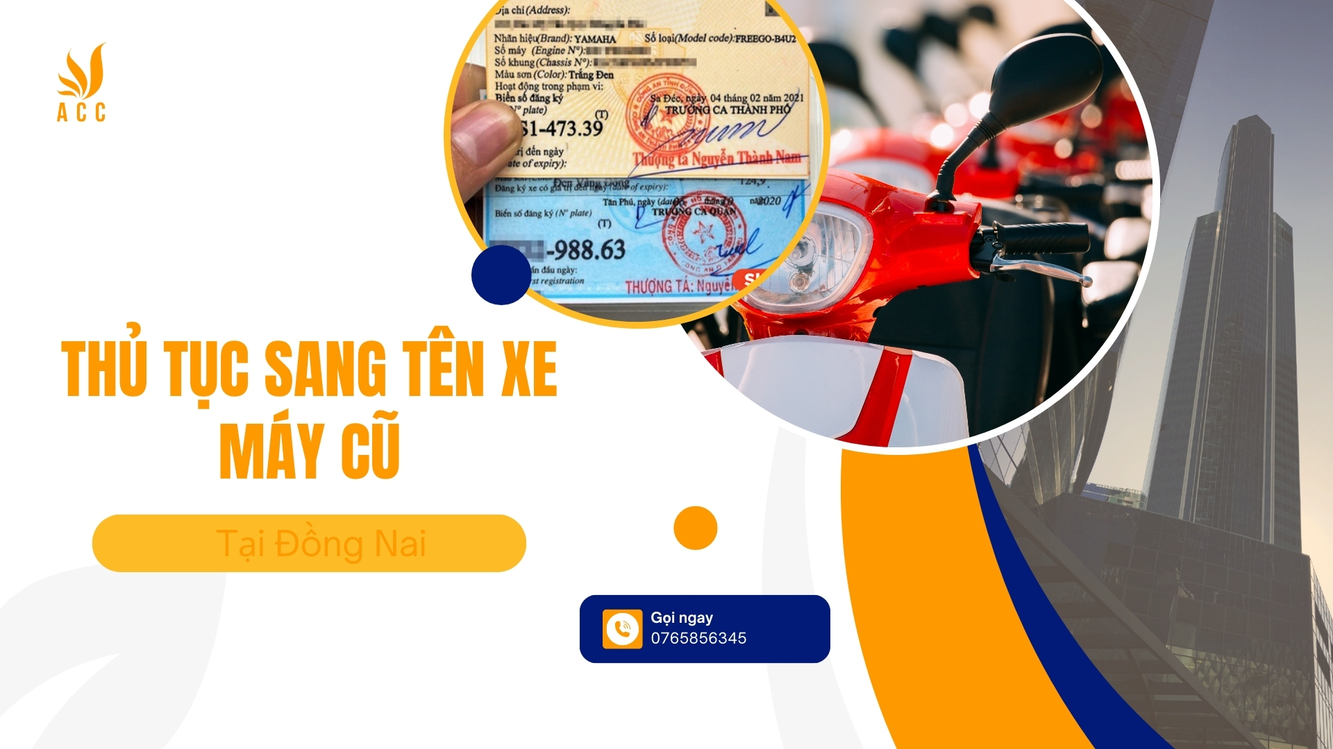 Thủ tục sang tên xe máy cũ tại Đồng Nai