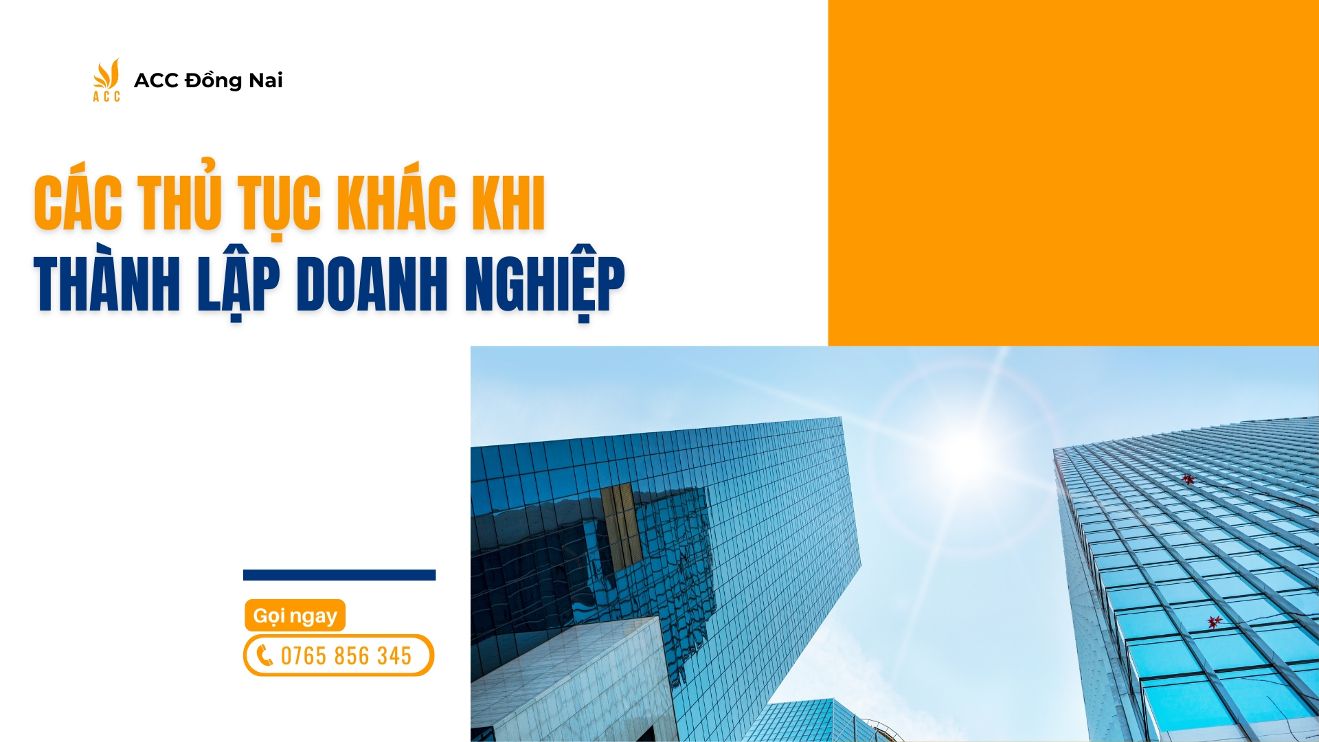 Các thủ tục khác khi thành lập doanh nghiệp