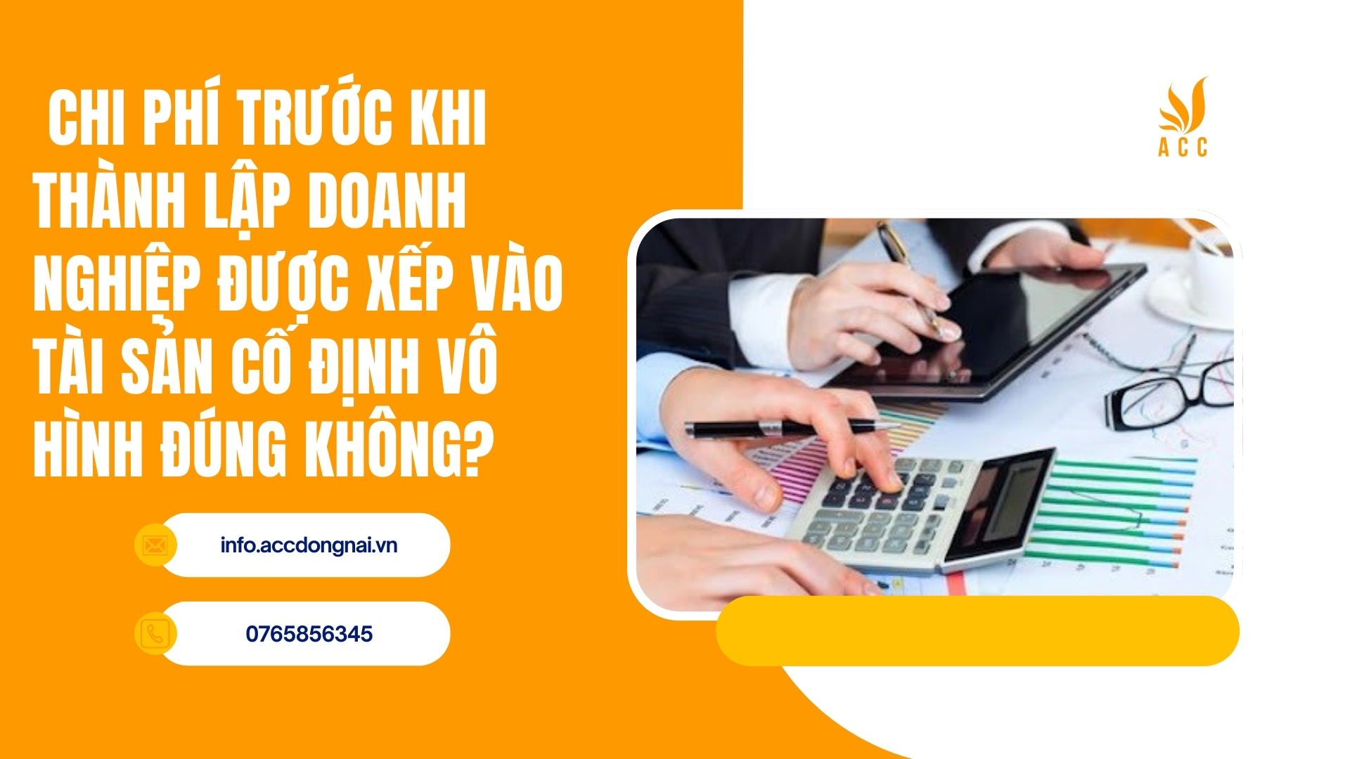 Chi phí trước khi thành lập doanh nghiệp được xếp vào tài sản cố định vô hình đúng không