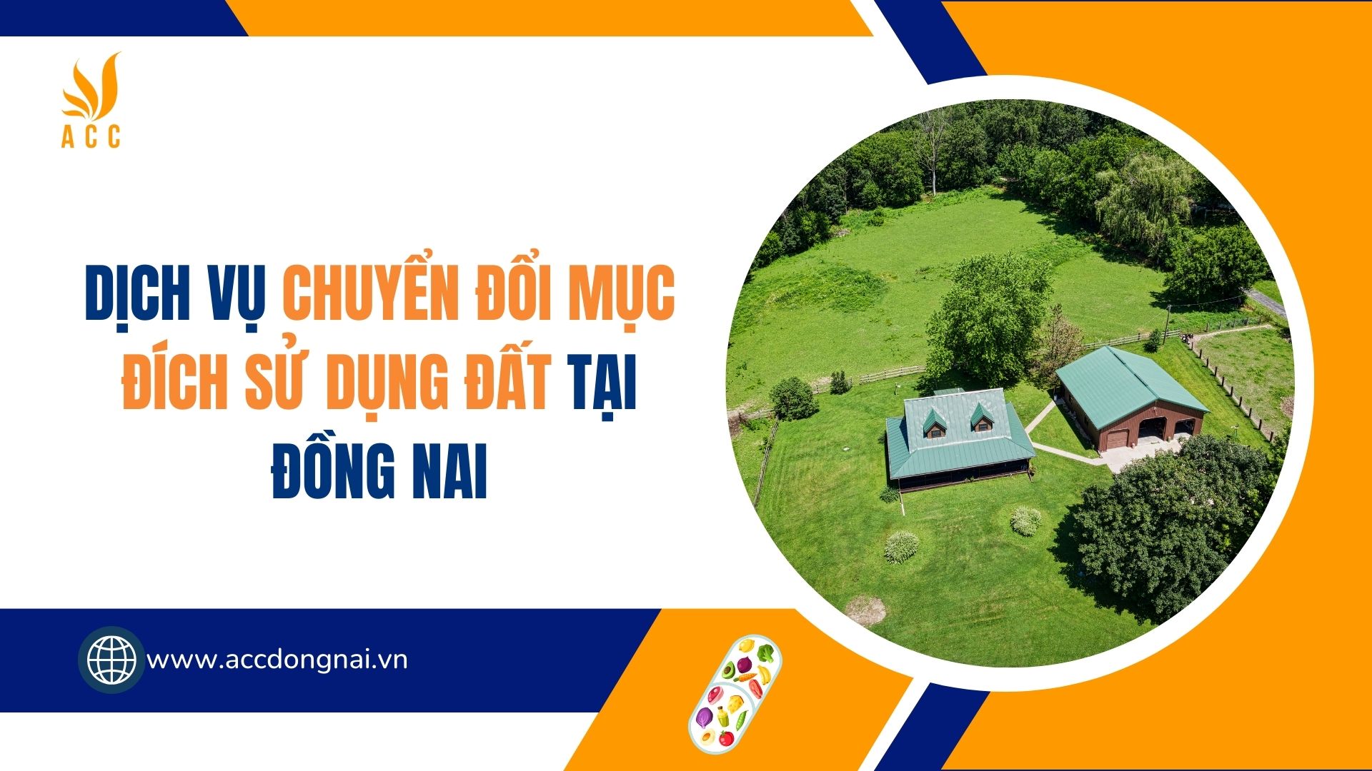 Dịch vụ chuyển đổi mục đích sử dụng đất tại Đồng Nai