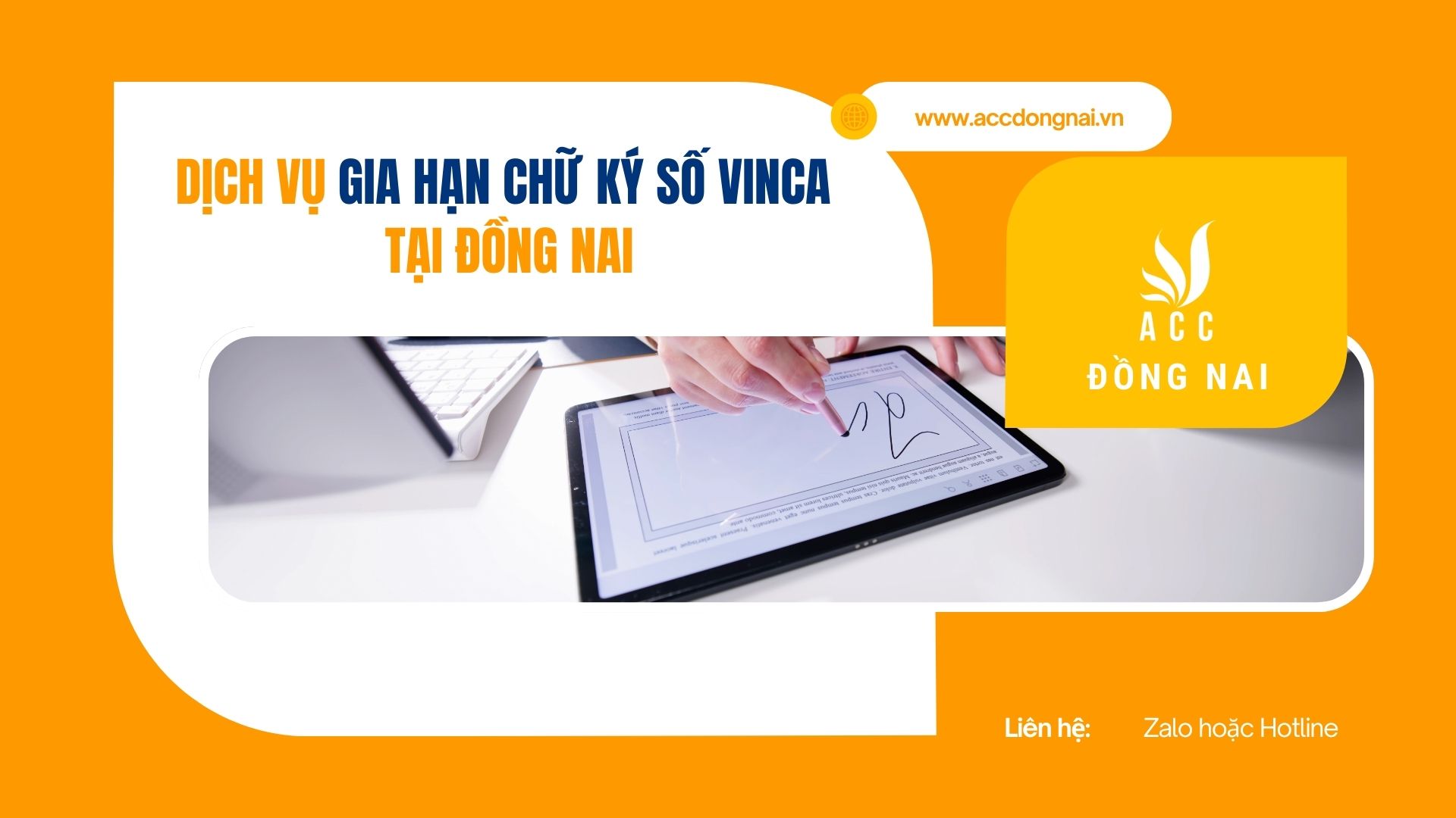 Dịch vụ gia hạn chữ ký số VinCA tại Đồng Nai