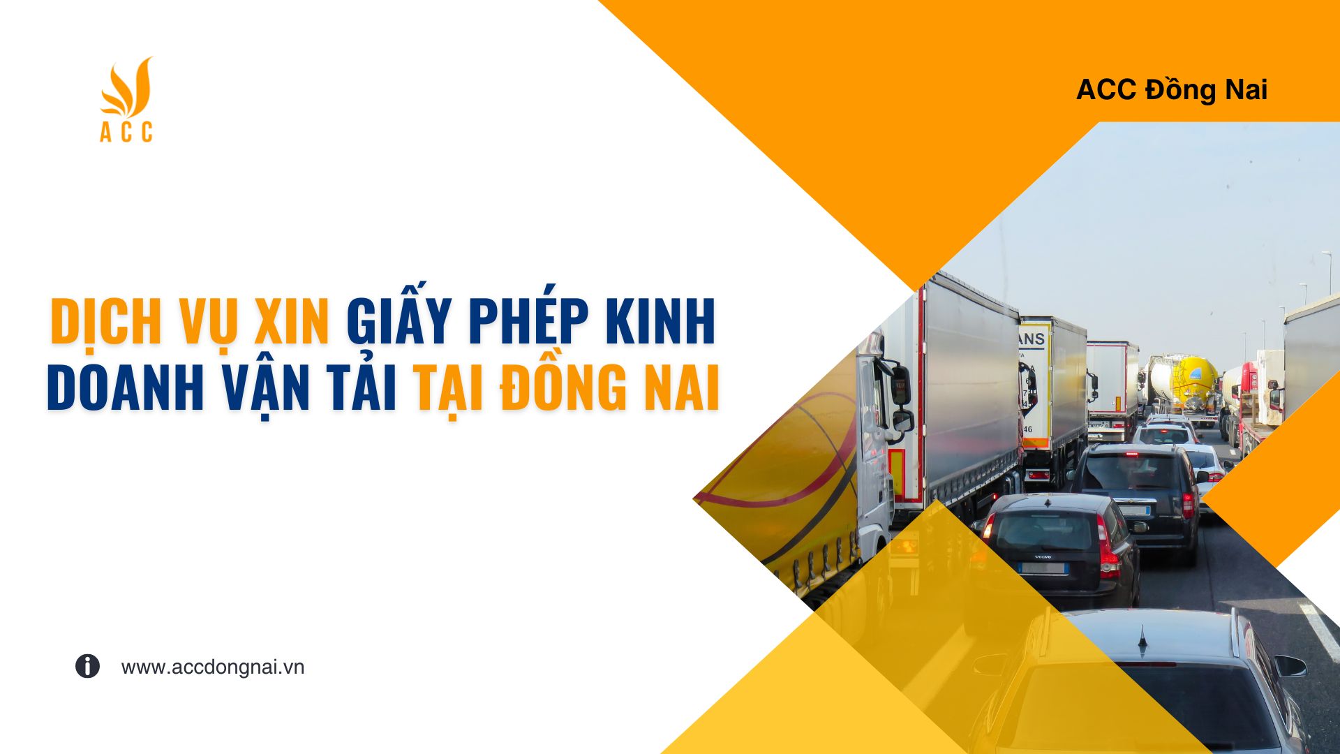 Dịch vụ xin giấy phép kinh doanh vận tải tại Đồng Nai