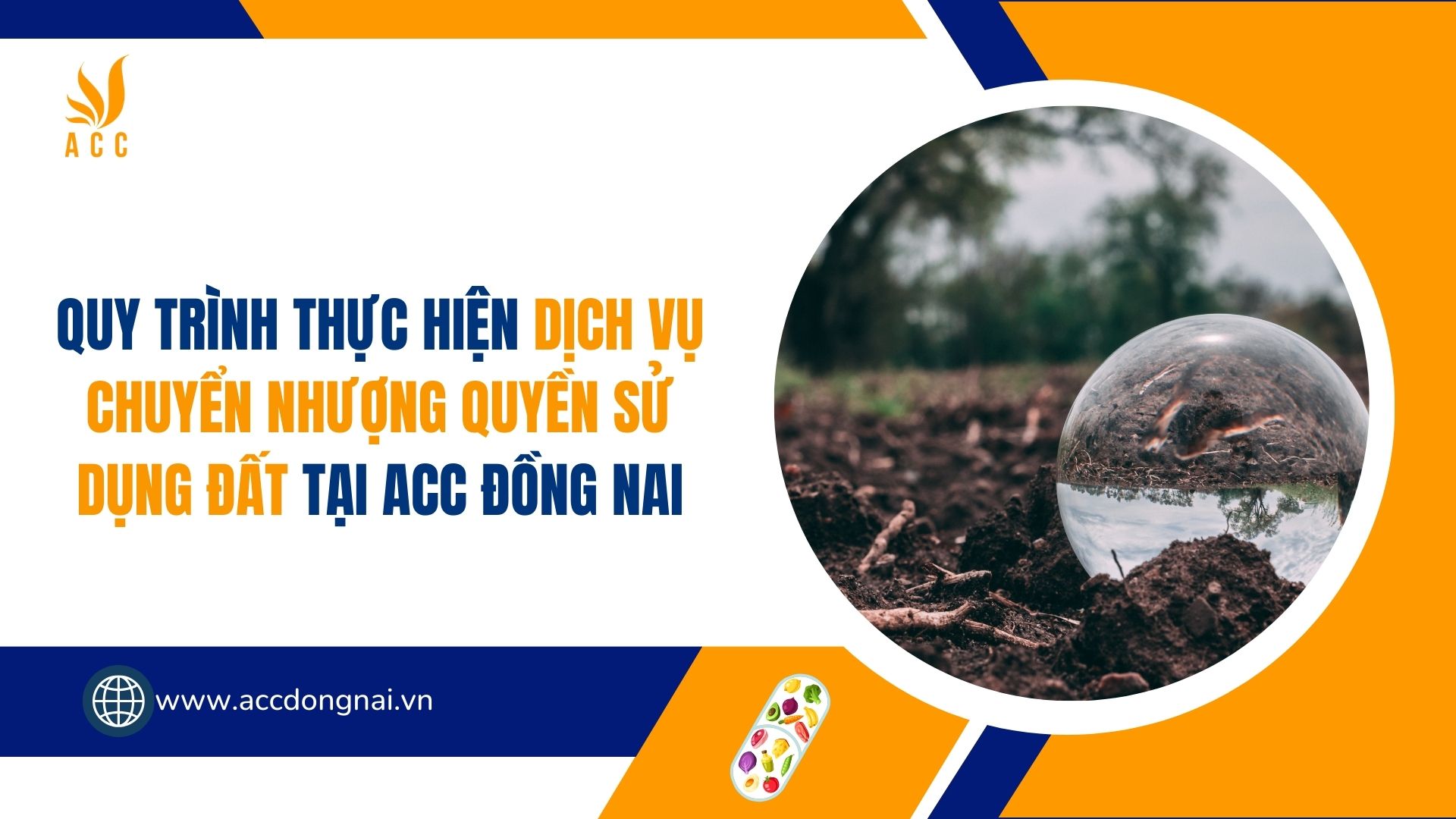 Quy trình thực hiện dịch vụ chuyển nhượng quyền sử dụng đất tại ACC Đồng Nai