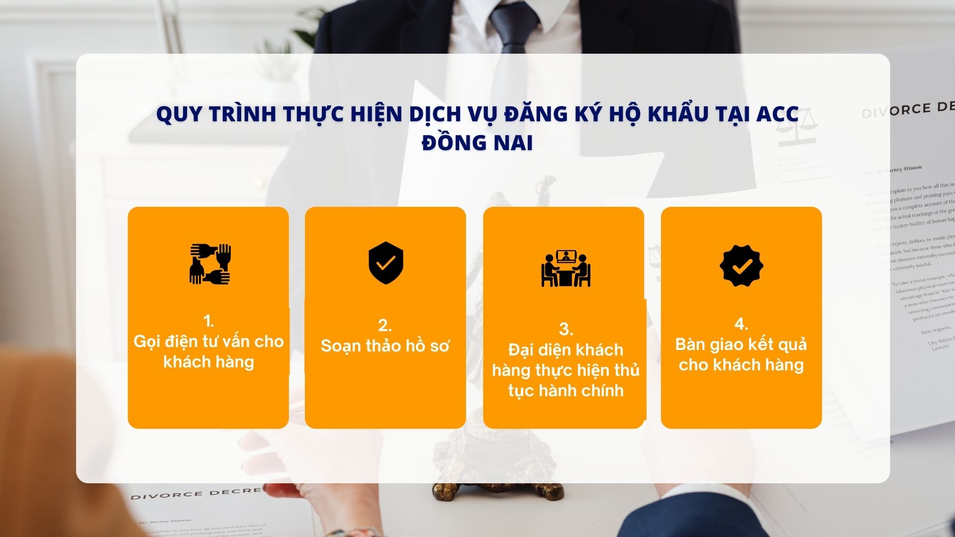 Quy trình thực hiện dịch vụ đăng ký hộ khẩu tại ACC Đồng Nai