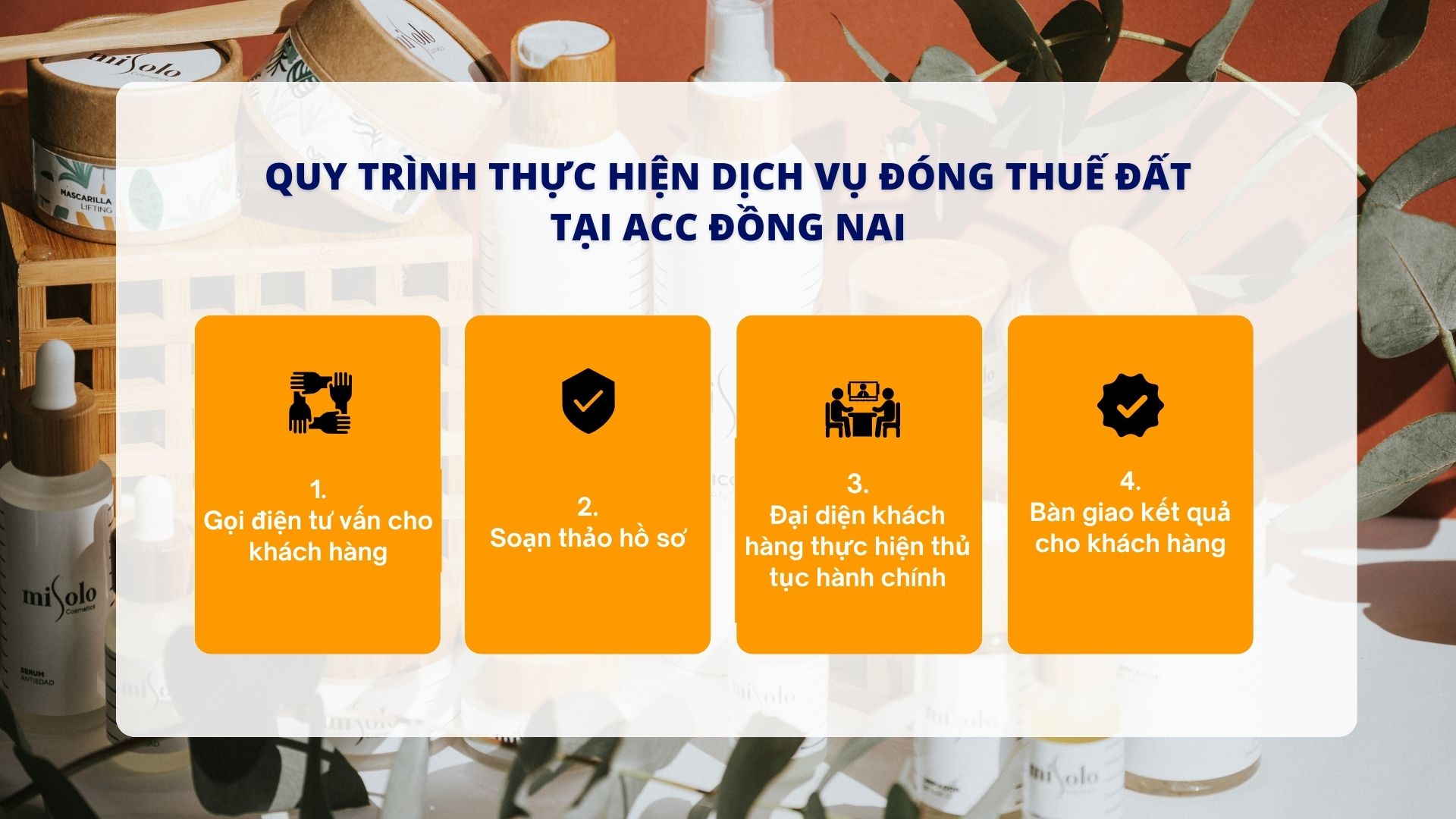 Quy trình thực hiện dịch vụ đóng thuế đất tại ACC Đồng Nai