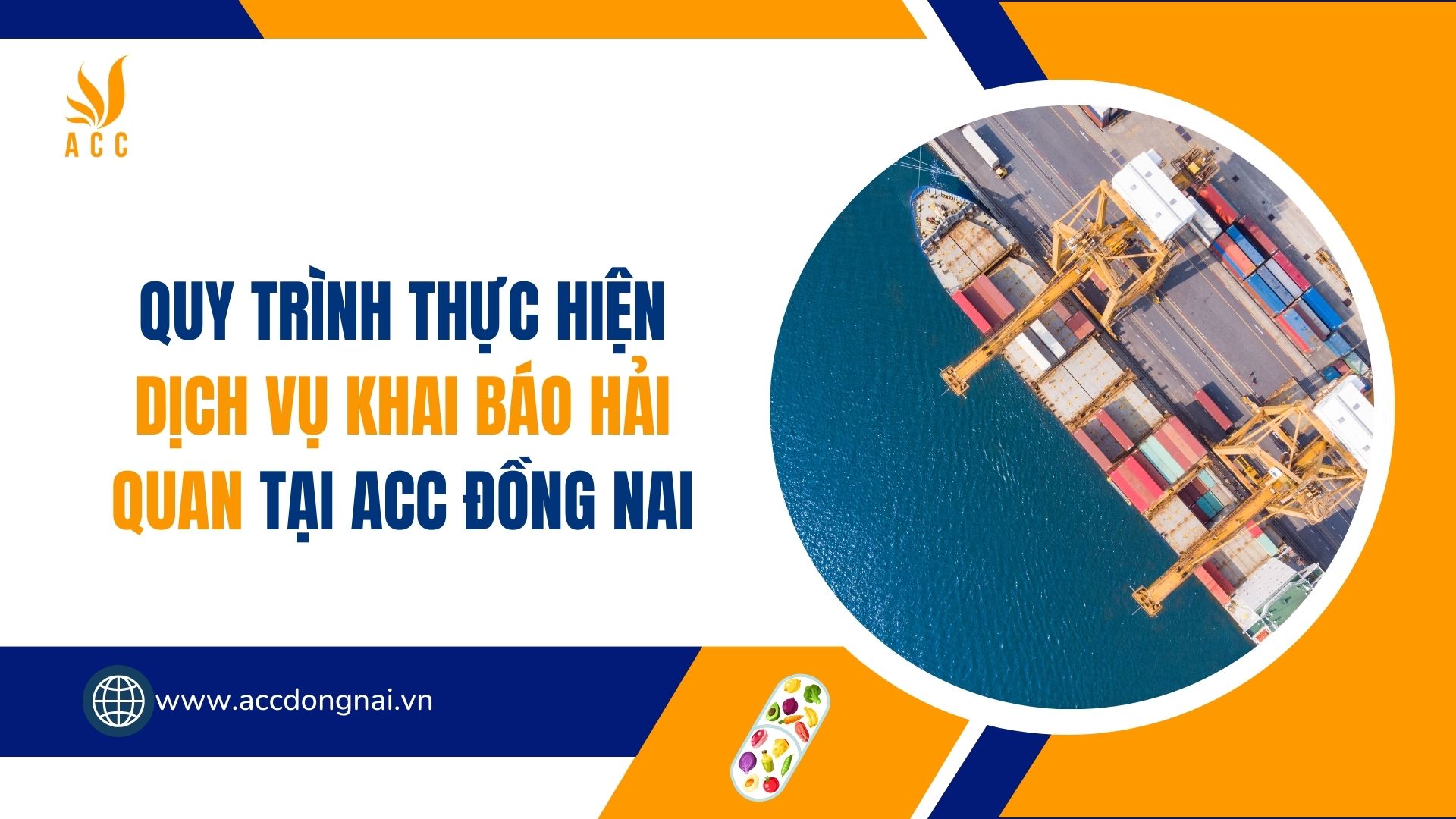 Quy trình thực hiện dịch vụ khai báo hải quan tại ACC Đồng Nai