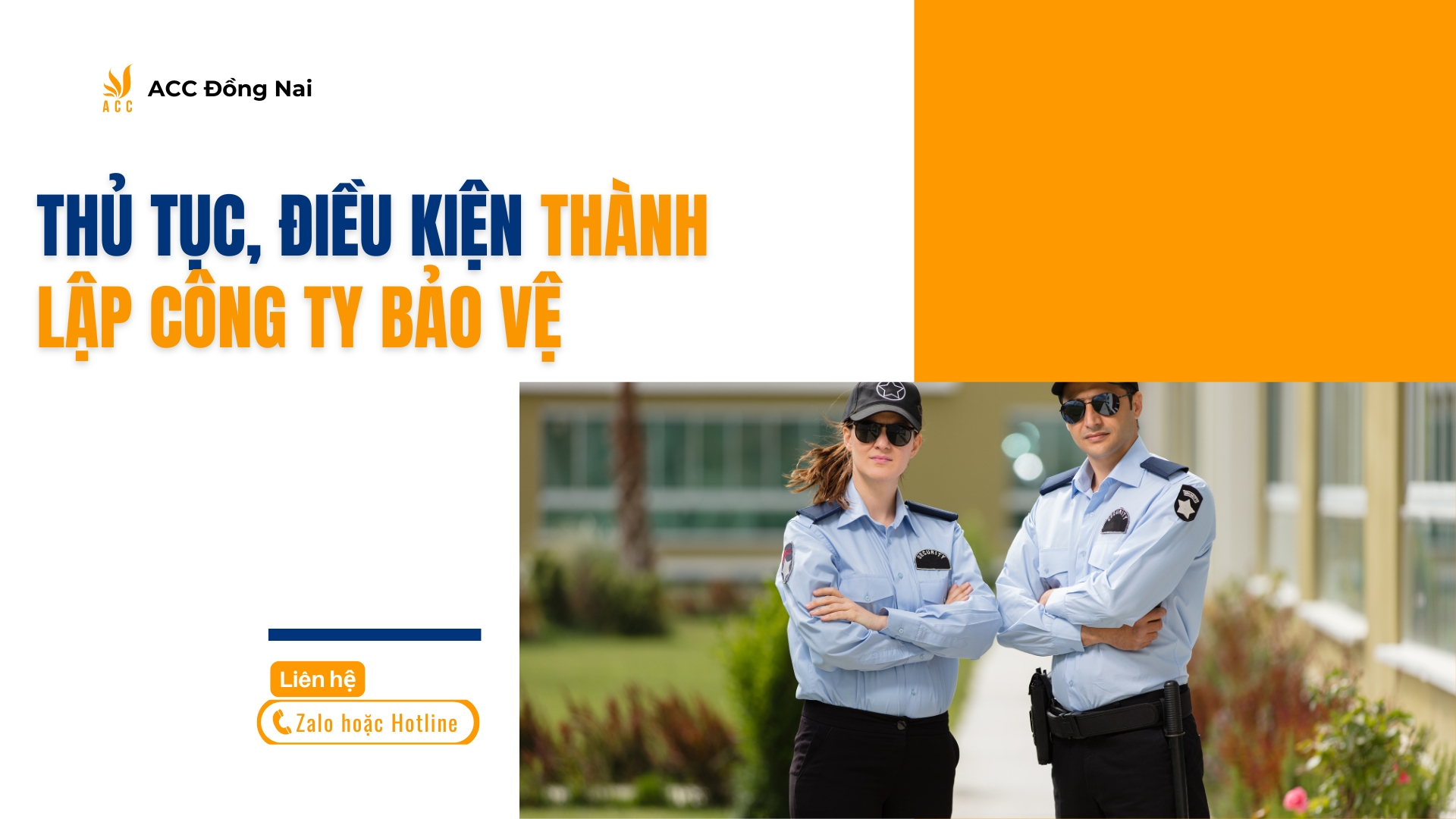 Thủ tục, điều kiện thành lập công ty bảo vệ 