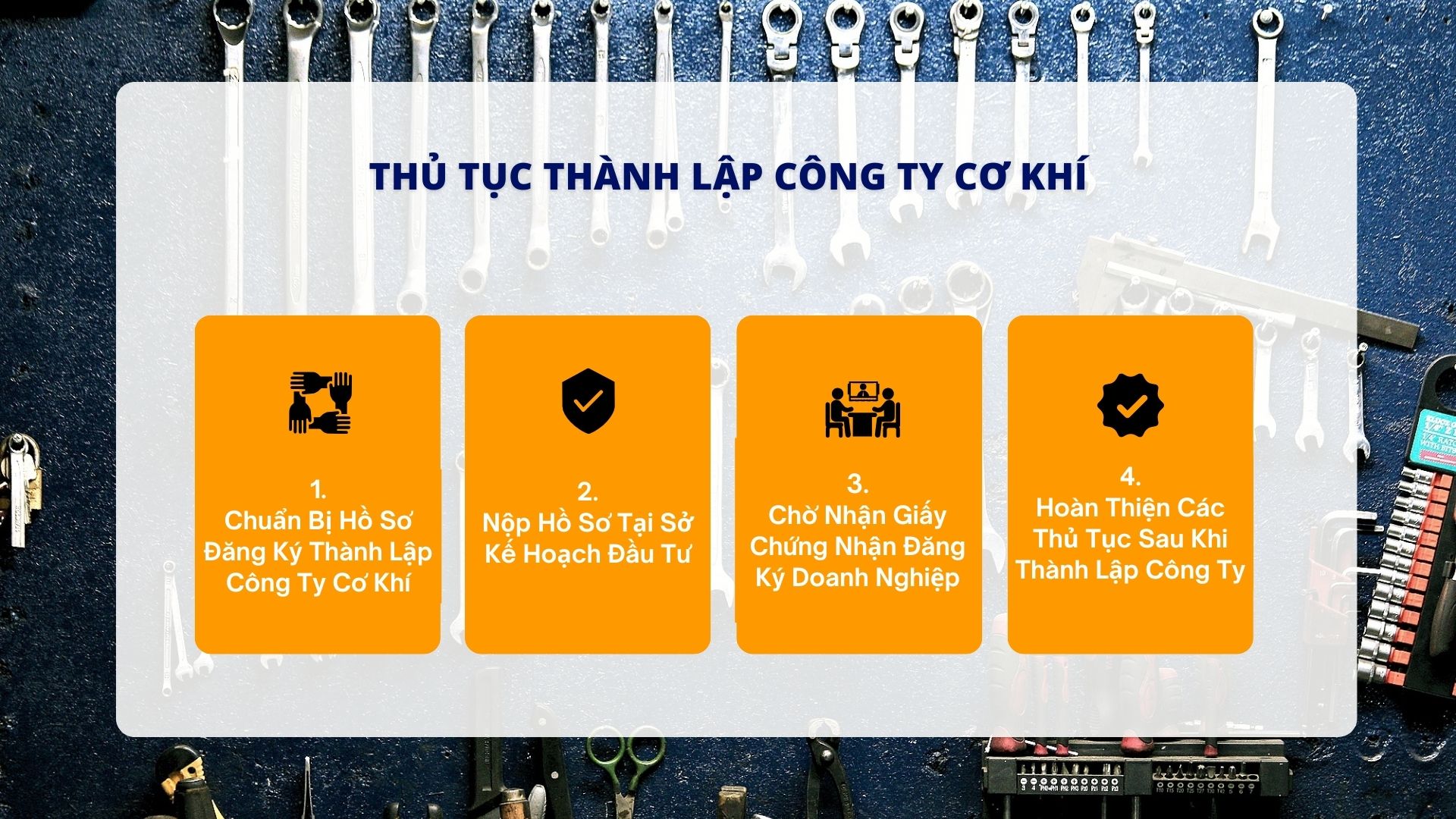 Thủ tục thành lập công ty cơ khí