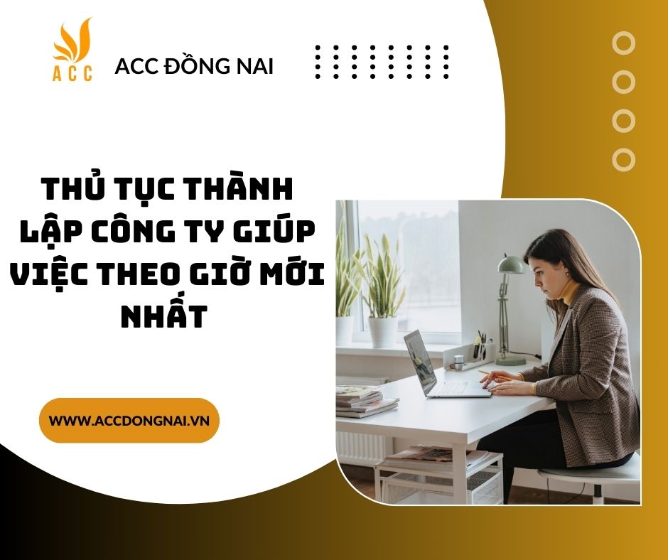 Thủ tục thành lập công ty giúp việc theo giờ mới nhất