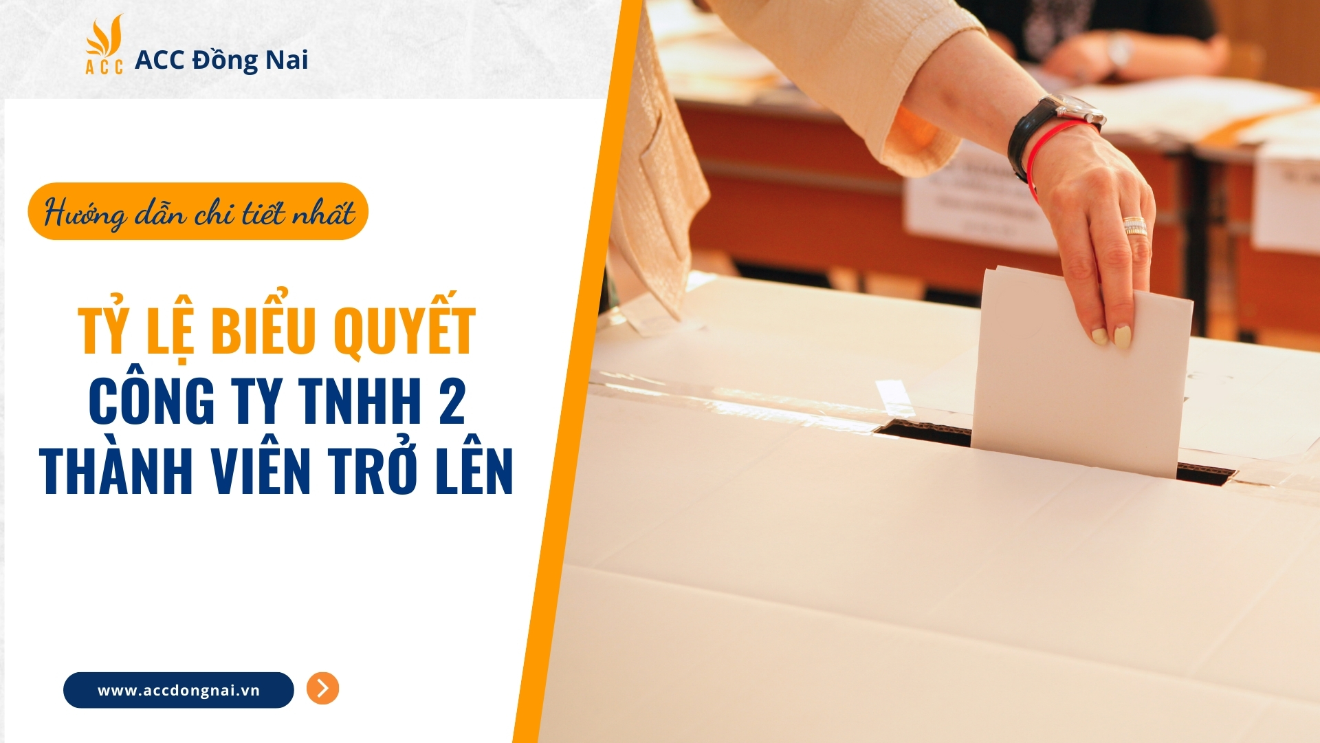 Tỷ lệ biểu quyết công ty TNHH 2 thành viên trở lên