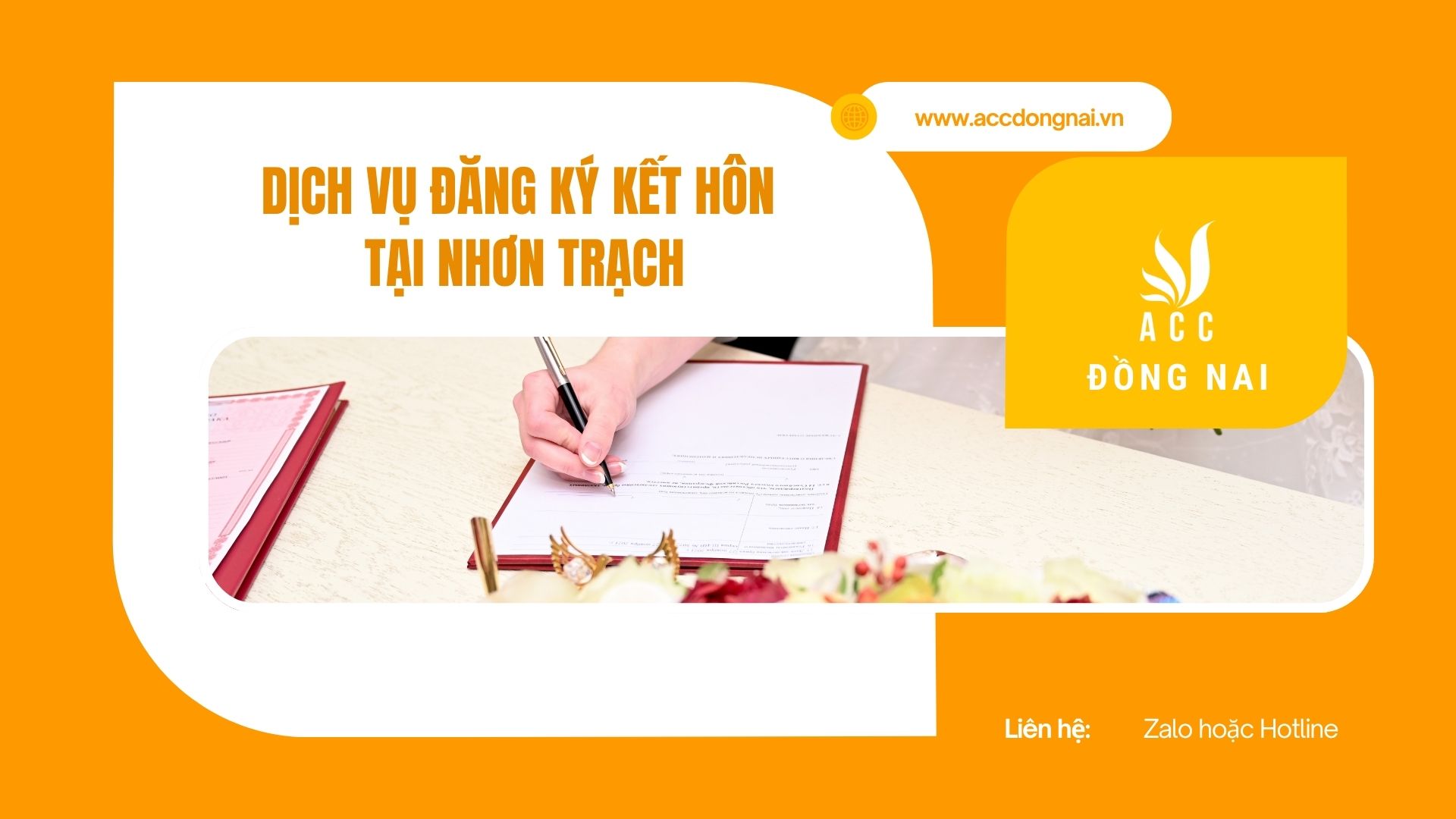 Dịch vụ đăng ký kết hôn tại Nhơn Trạch