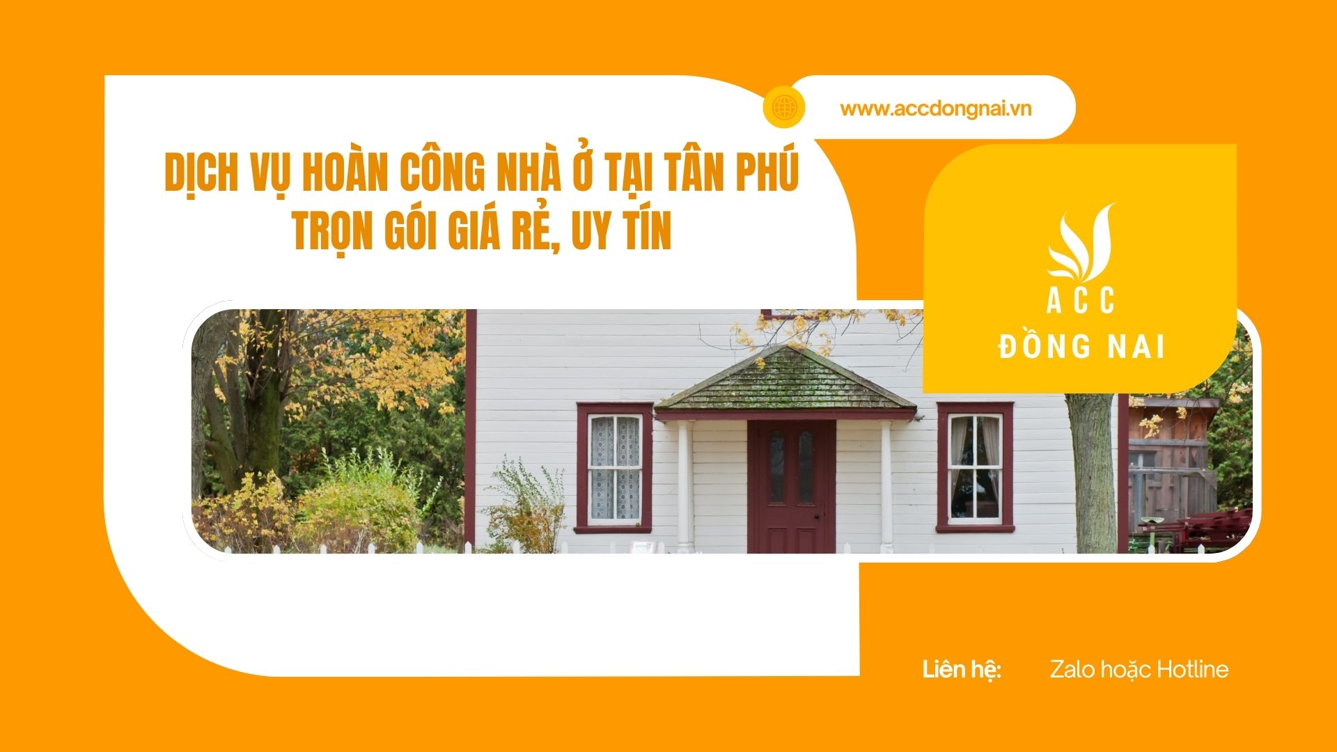 Dịch vụ hoàn công nhà ở tại Tân Phú trọn gói giá rẻ, uy tín