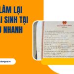 Dịch vụ làm lại giấy khai sinh tại Vĩnh Cửu nhanh chóng