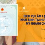 Dịch vụ làm lại giấy khai sinh tại huyện Cẩm Mỹ nhanh chóng