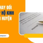 Dịch vụ thay đổi giấy phép hộ kinh doanh tại Huyện Tân Phú