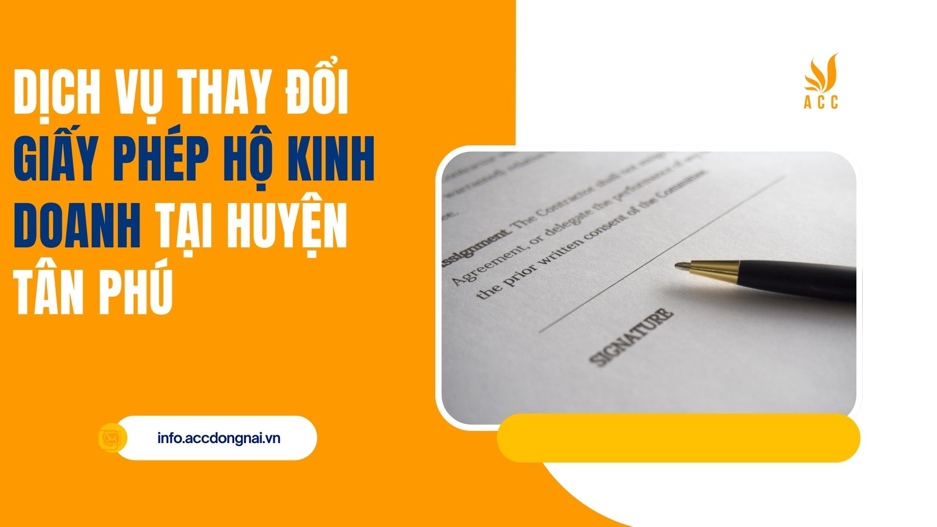 Dịch vụ thay đổi giấy phép hộ kinh doanh tại Huyện Tân Phú