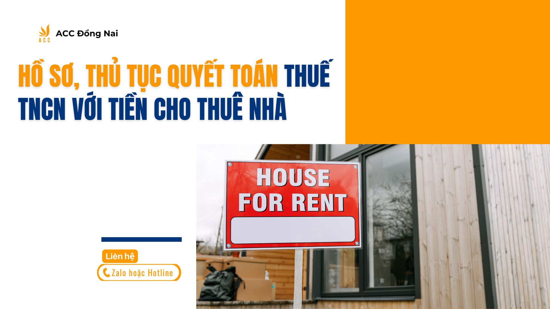 Hồ sơ, thủ tục quyết toán thuế TNCN với tiền cho thuê nhà