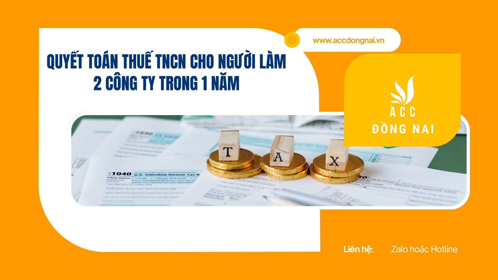 Quyết toán thuế TNCN cho người làm 2 công ty trong 1 năm