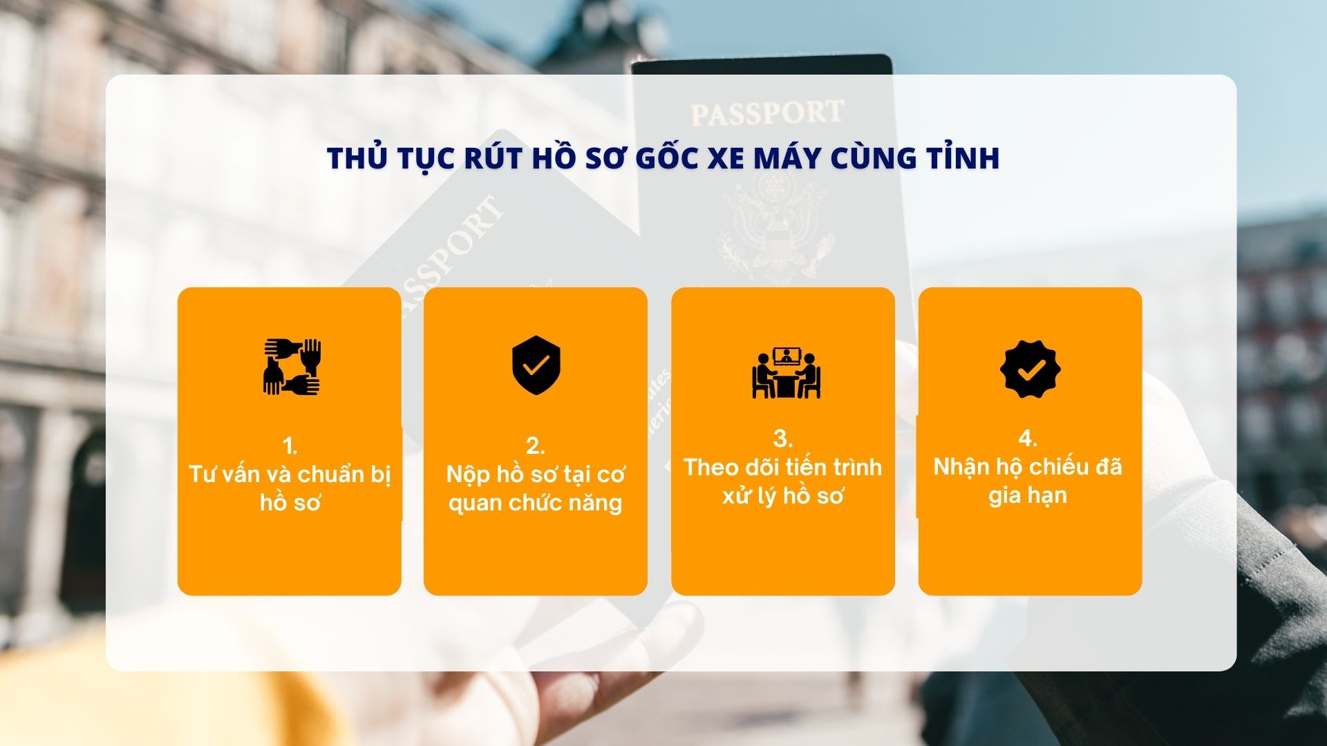 Các bước thực hiện dịch vụ gia hạn hộ chiếu tại Cẩm Mỹ