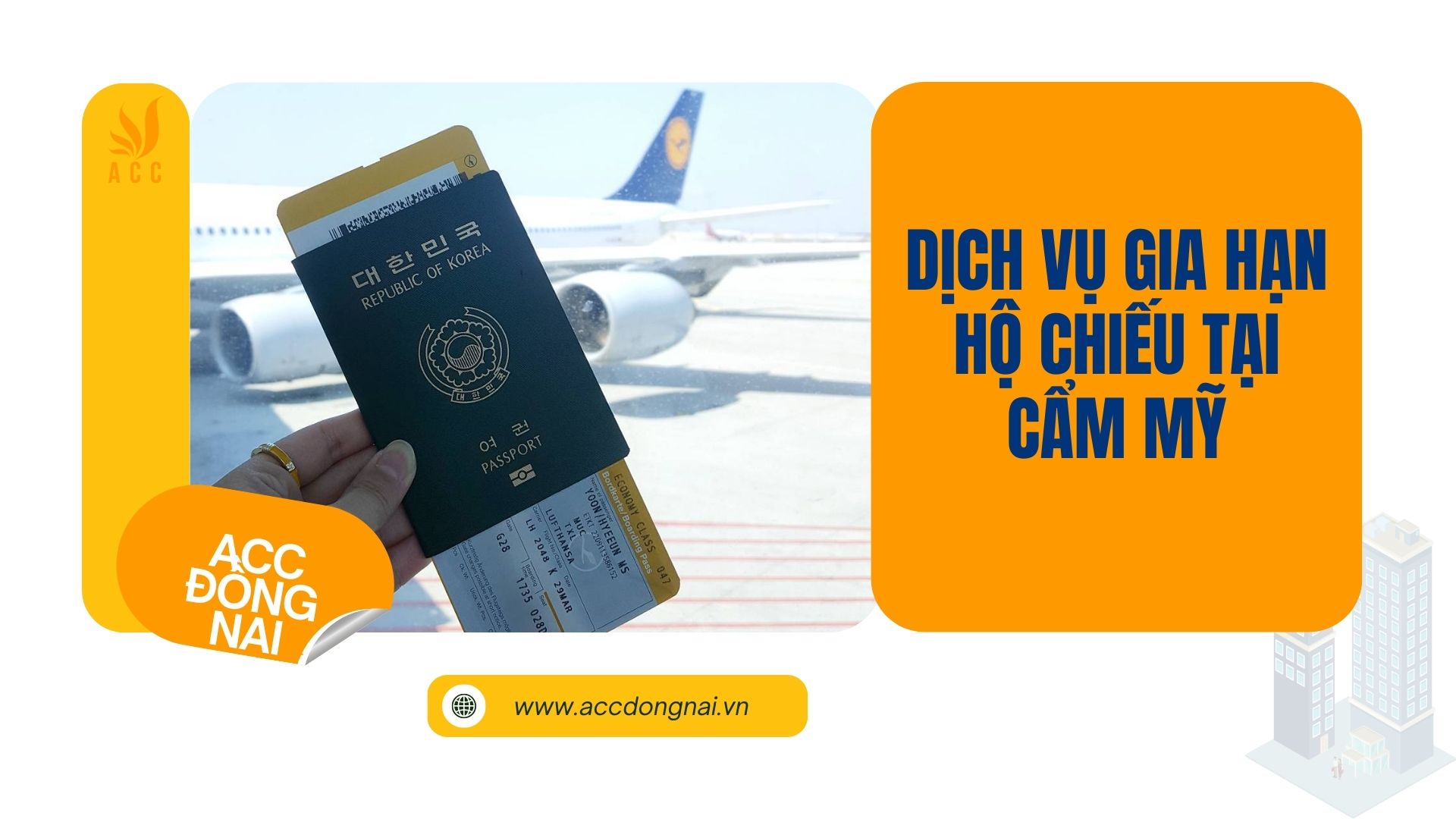 Dịch vụ gia hạn hộ chiếu tại Cẩm Mỹ