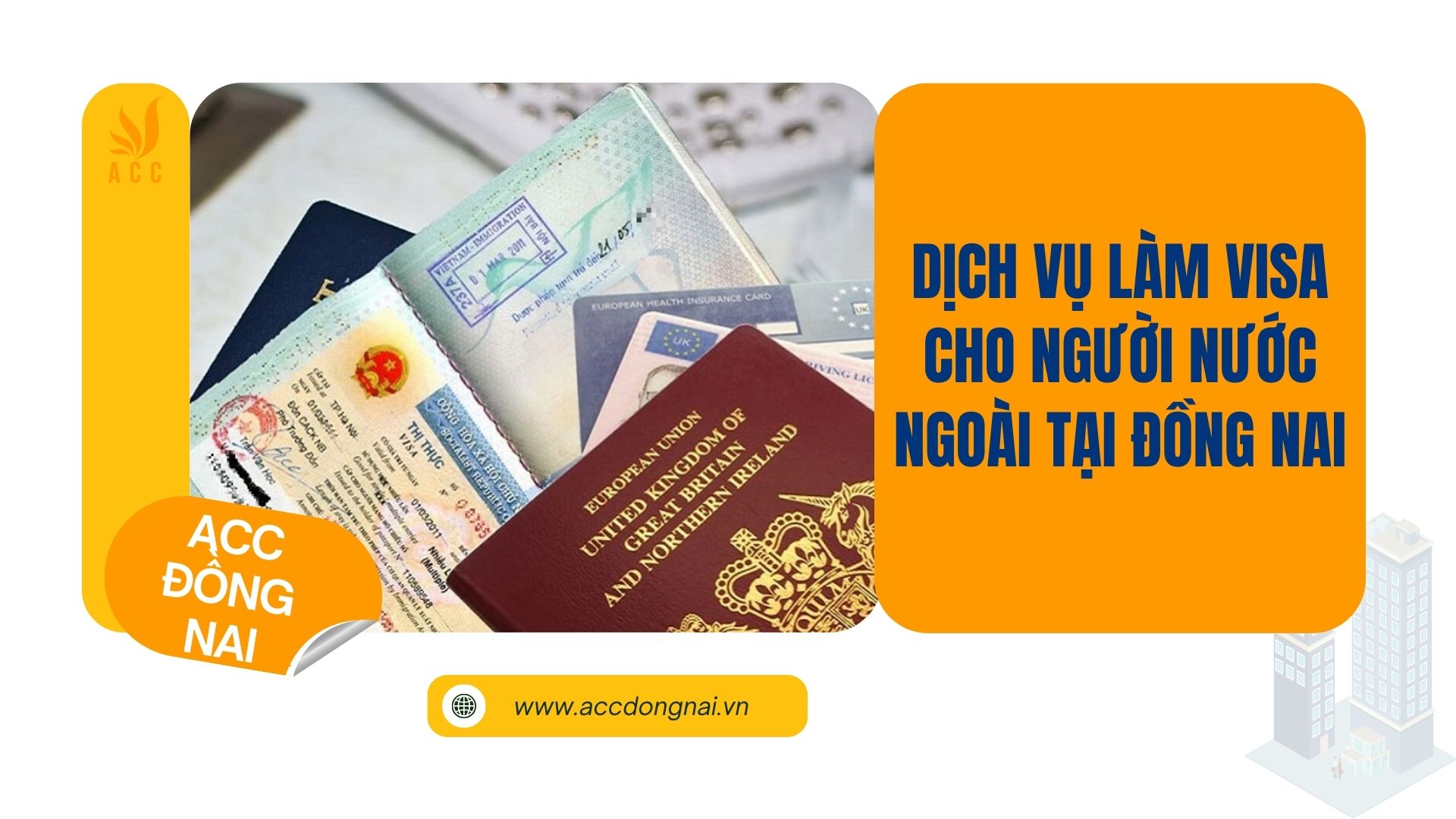 Dịch vụ làm visa cho người nước ngoài tại Đồng Nai