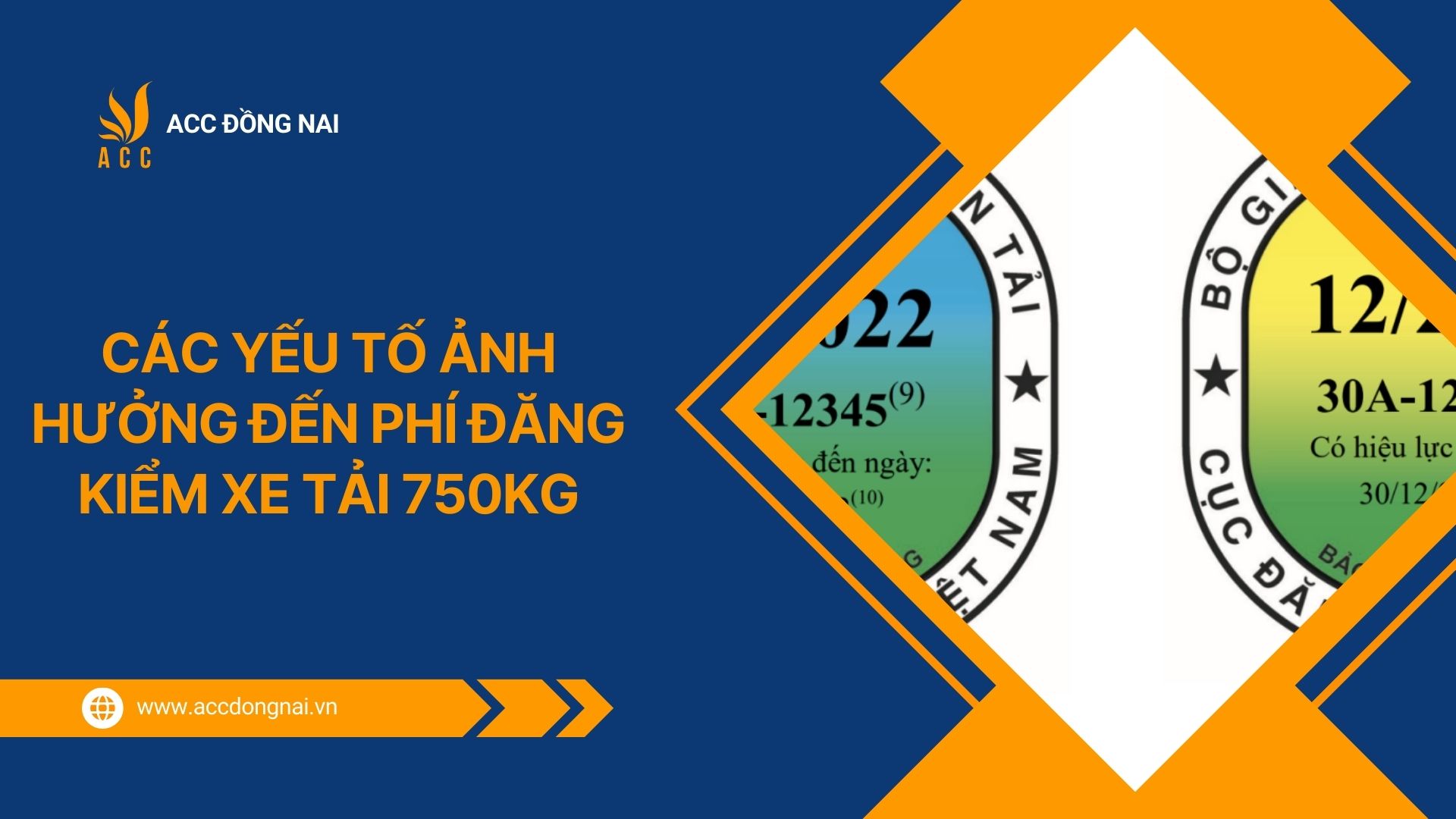 Các yếu tố ảnh hưởng đến phí đăng kiểm xe tải 750kg