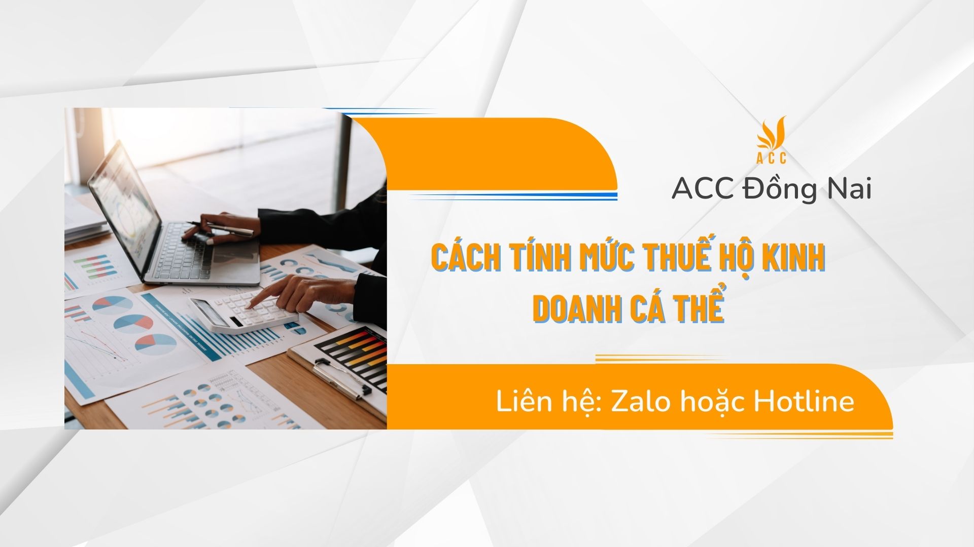 Cách tính mức thuế hộ kinh doanh cá thể