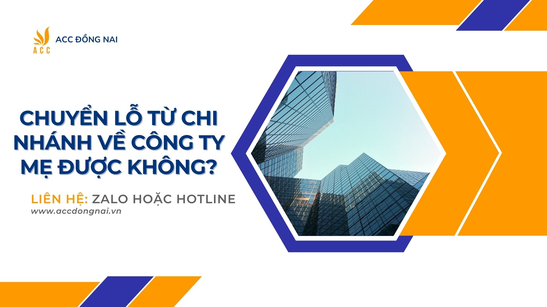 Chuyển lỗ từ chi nhánh về công ty mẹ được không?