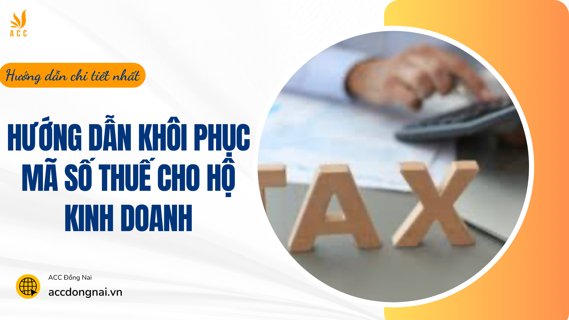 Hướng dẫn khôi phục mã số thuế cho hộ kinh doanh