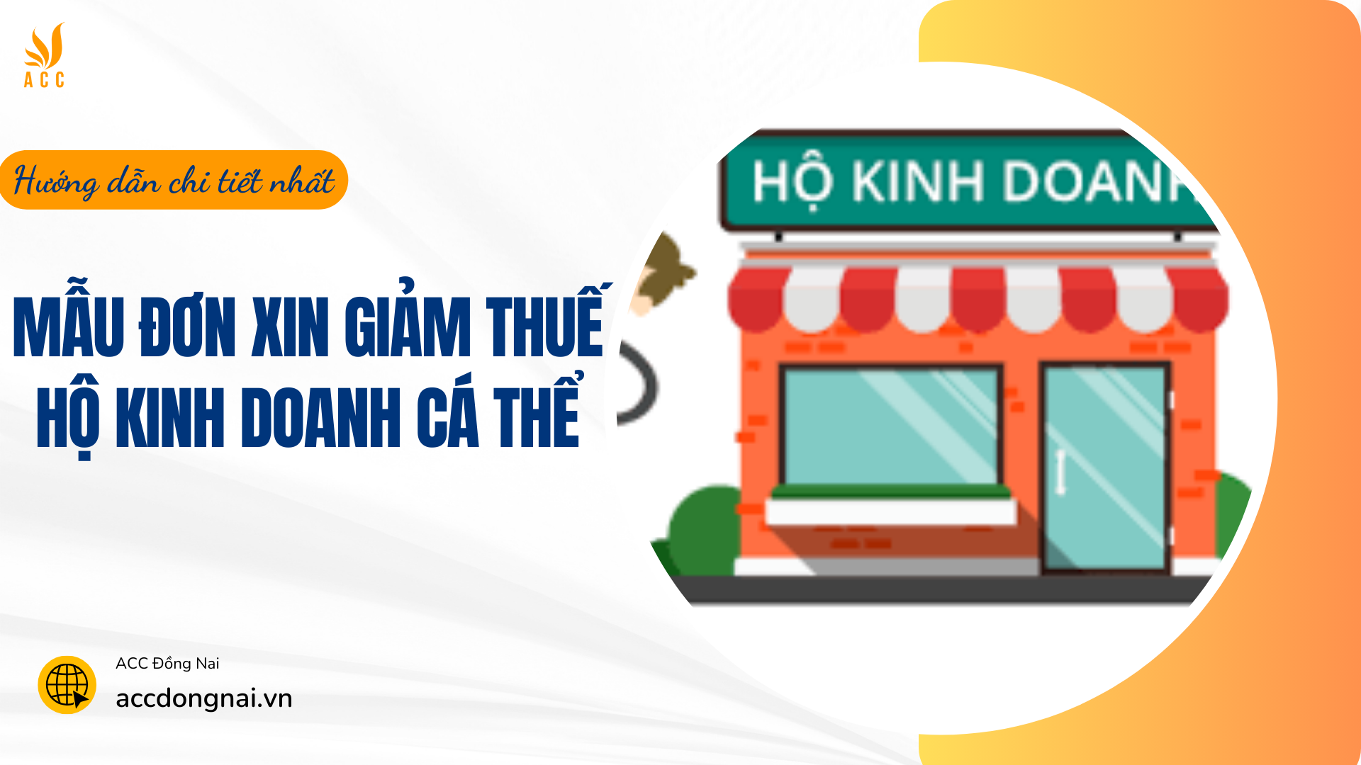 Mẫu đơn xin giảm thuế hộ kinh doanh cá thể