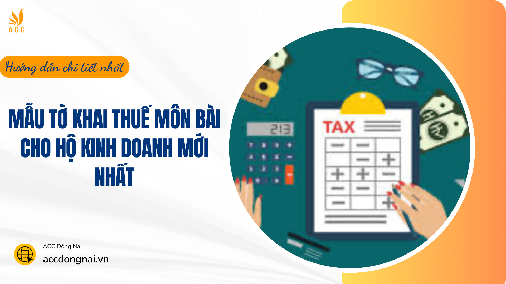 Mẫu tờ khai thuế môn bài cho hộ kinh doanh mới nhất