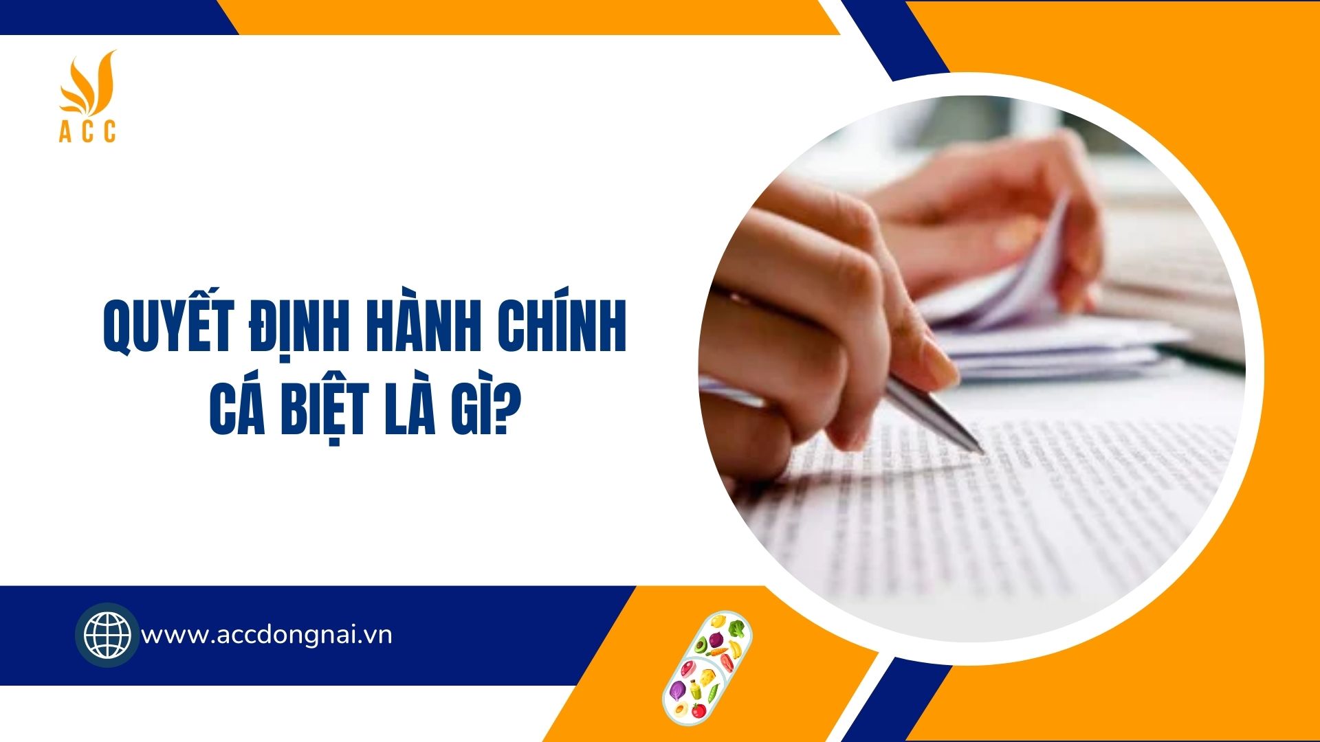 Quyết định hành chính cá biệt là gì