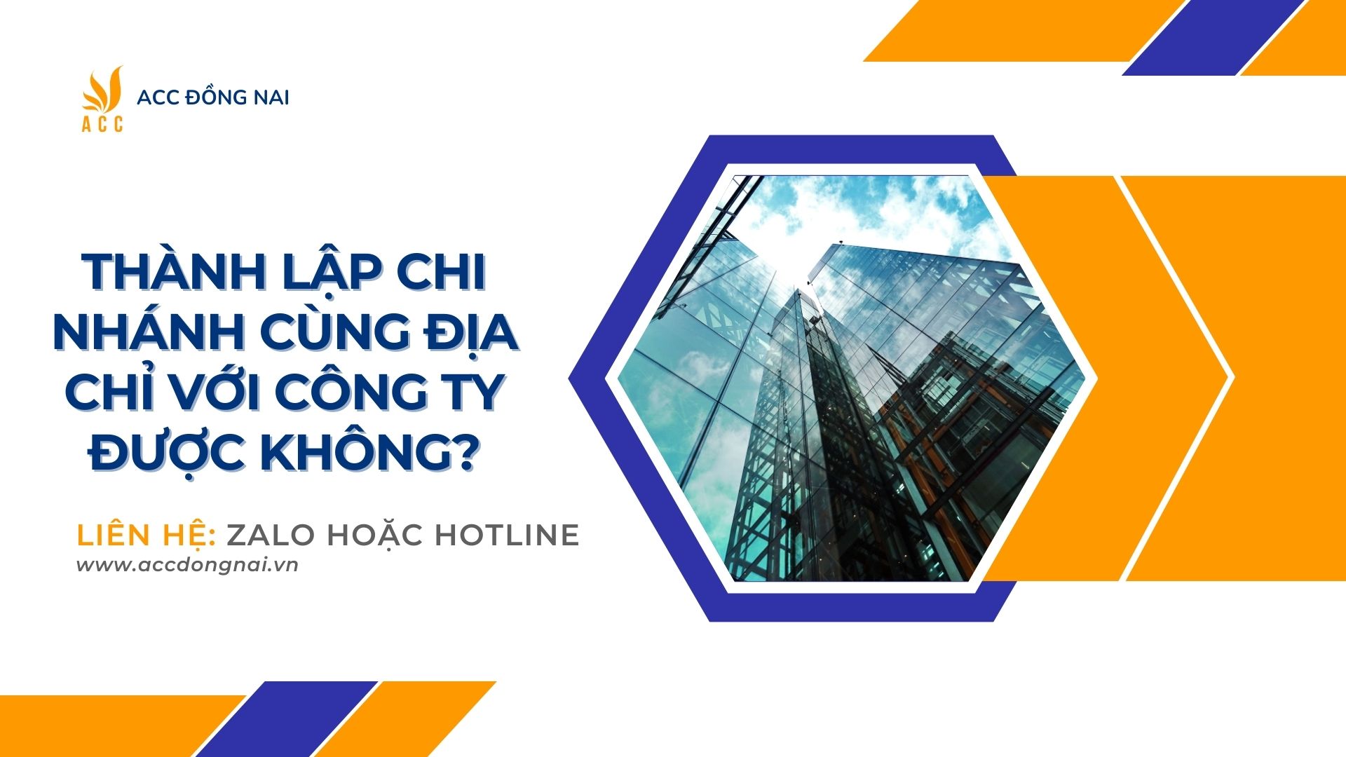 Thành lập chi nhánh cùng địa chỉ với công ty được không