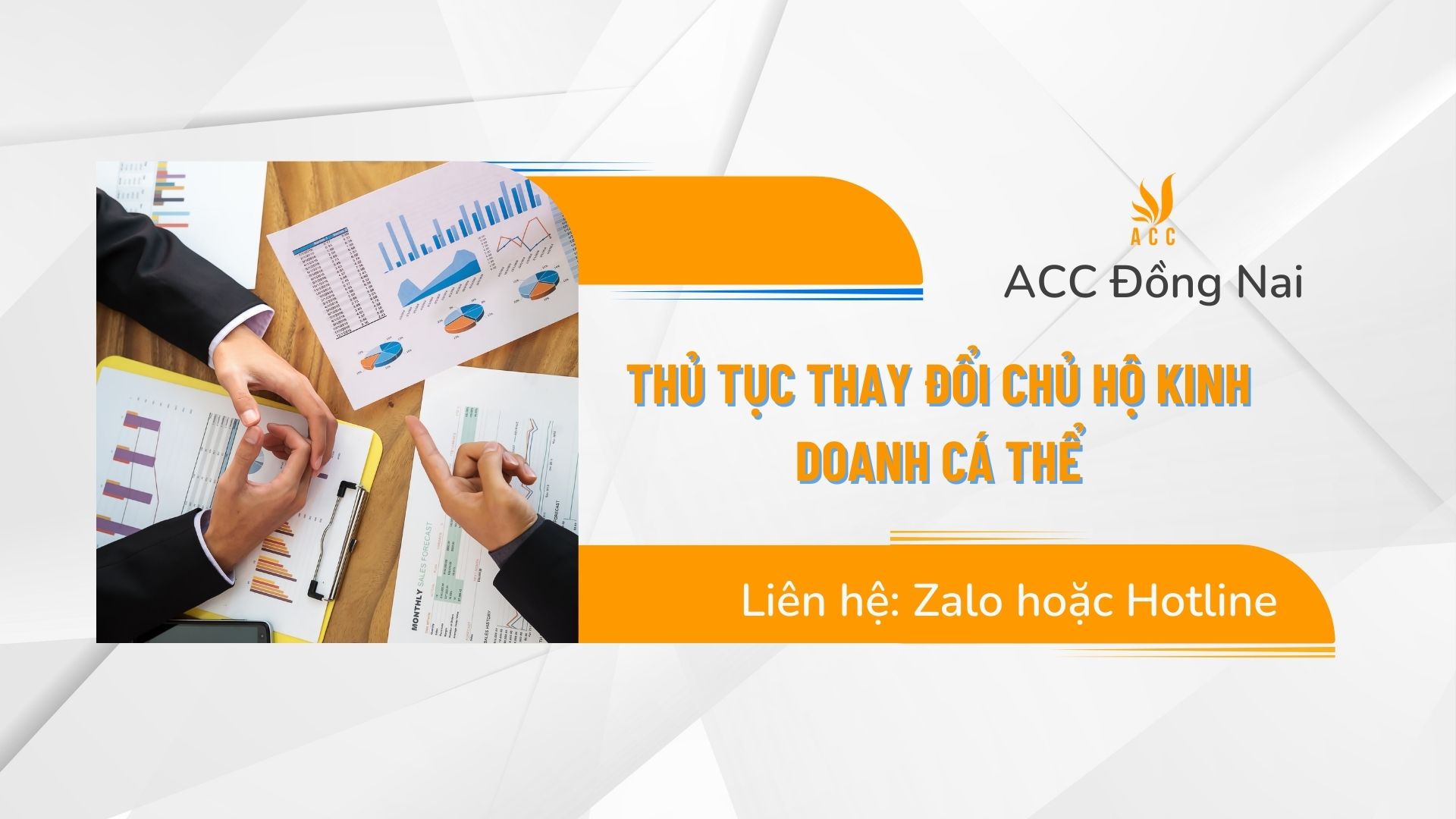 Thủ tục thay đổi chủ hộ kinh doanh cá thể