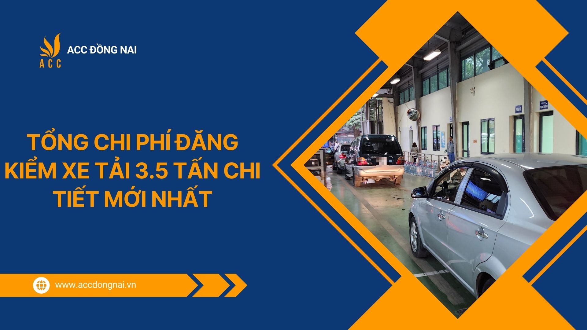 Tổng chi phí đăng kiểm xe tải 3.5 tấn chi tiết mới nhất