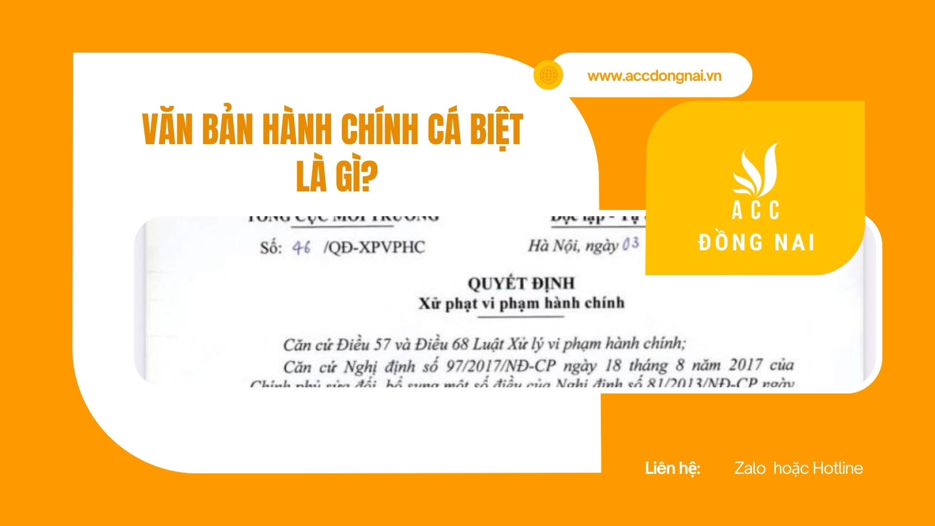 Văn bản hành chính cá biệt là gì