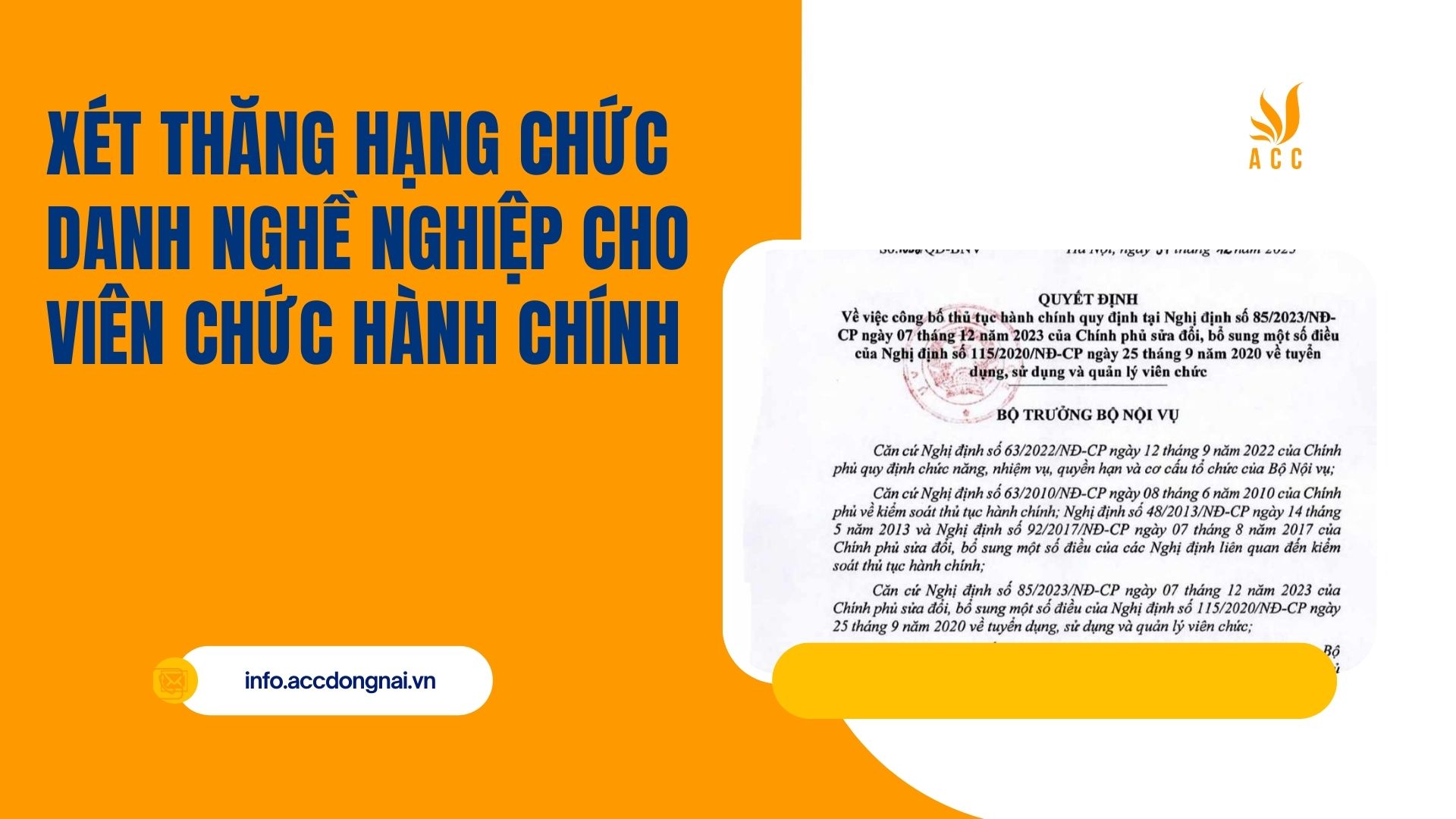 Xét thăng hạng chức danh nghề nghiệp cho viên chức hành chính