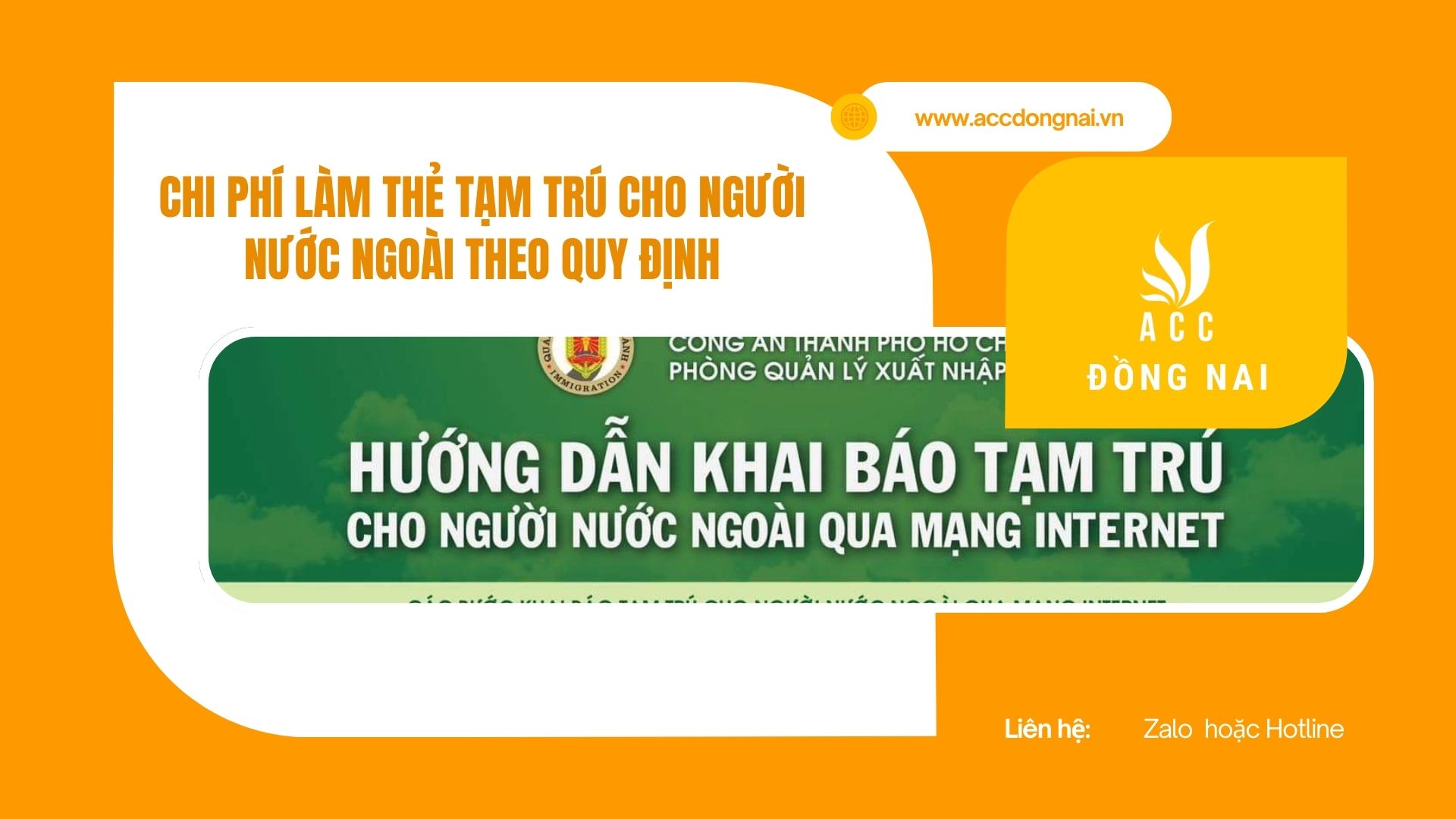 Chi phí làm thẻ tạm trú cho người nước ngoài theo quy định