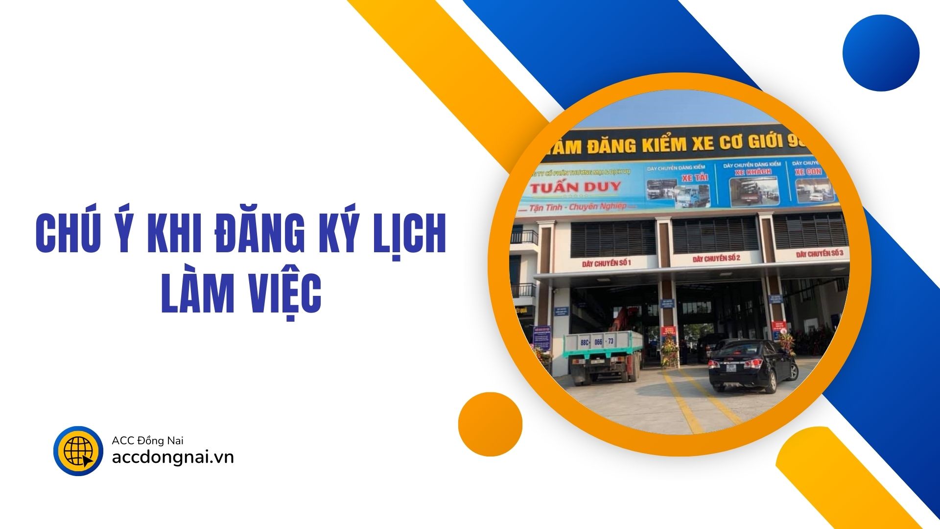 Chú ý khi đăng ký lịch làm việc