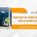 Danh sách các trung tâm đăng kiểm xe cơ giới Củ Chi