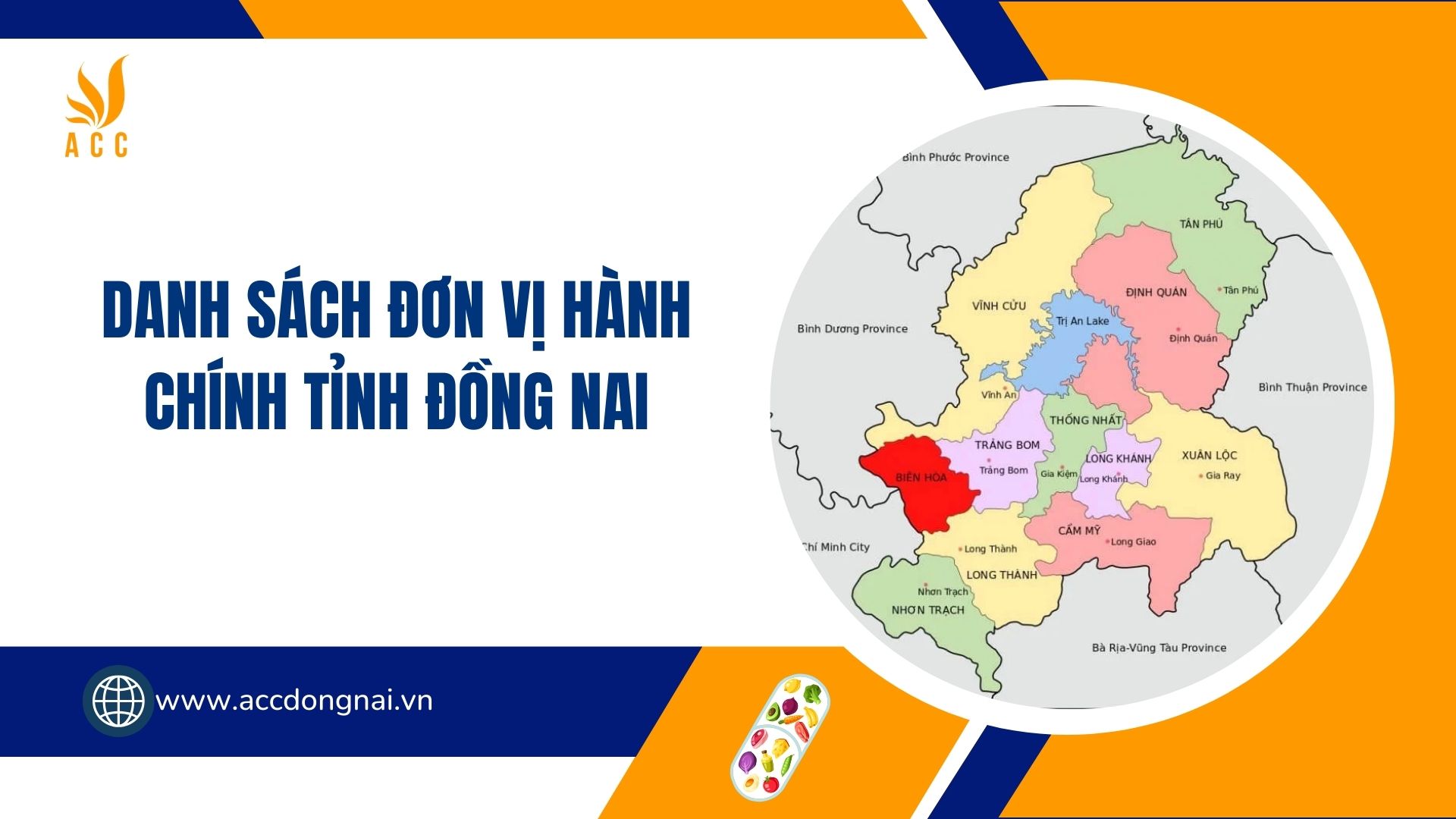 Danh sách đơn vị hành chính tỉnh Đồng Nai