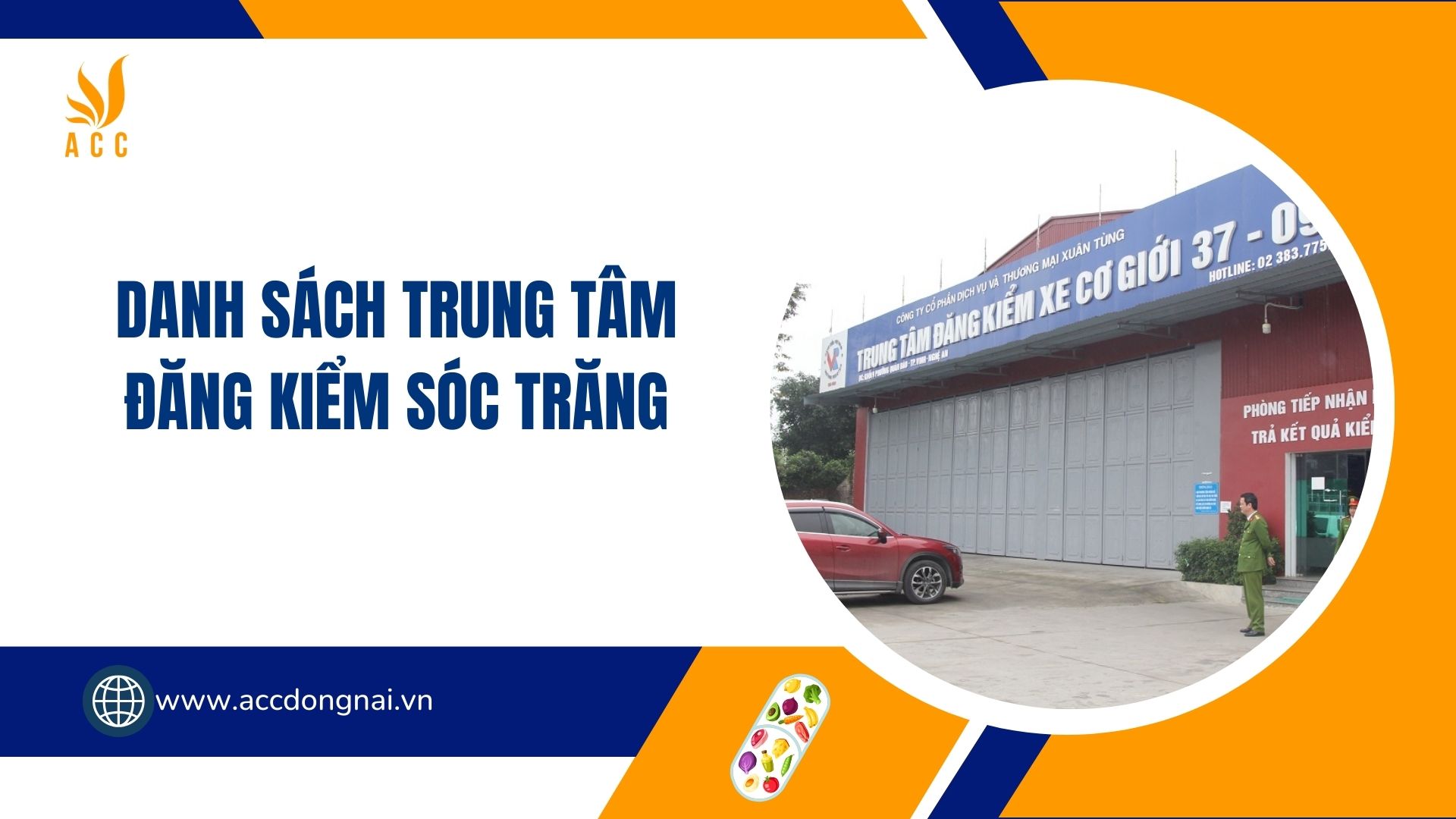 Danh sách trung tâm đăng kiểm Sóc Trăng