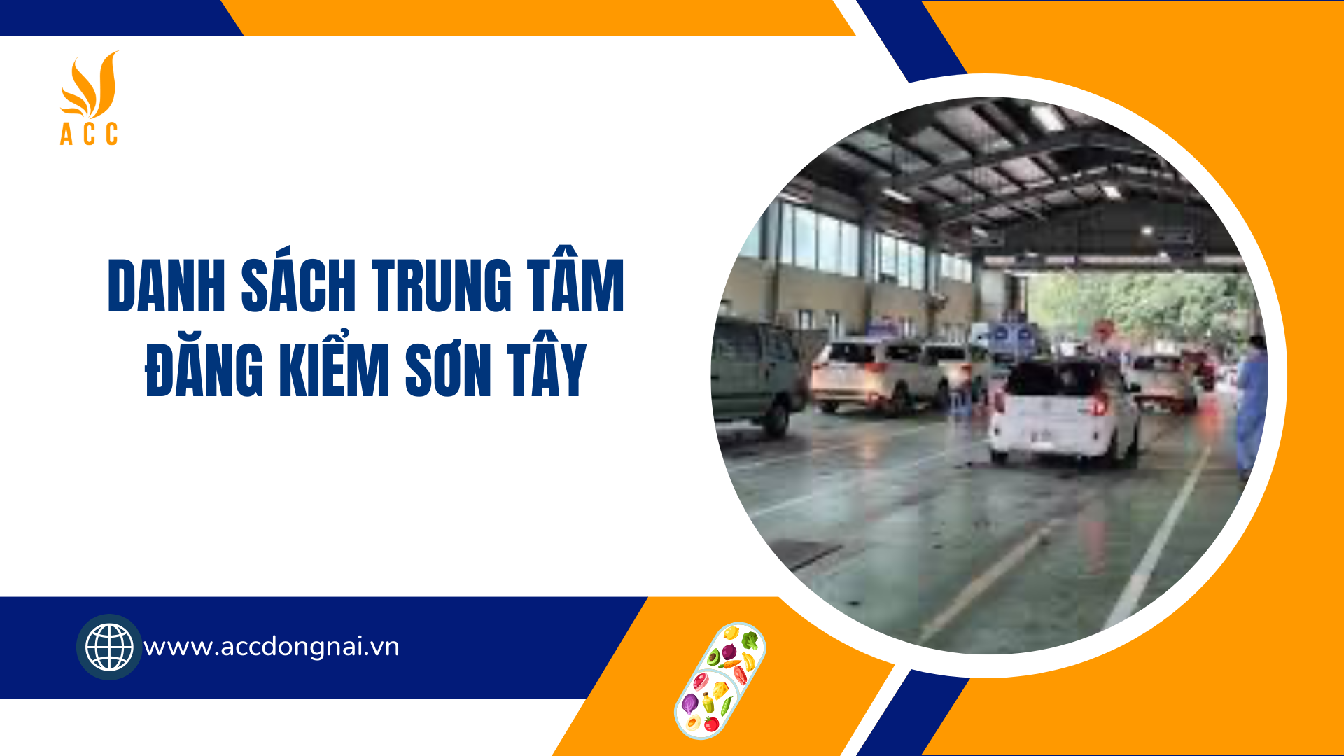 Danh sách trung tâm đăng kiểm Sơn Tây