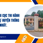 Địa chỉ Chi Cục Thi Hành Án Dân Sự huyện Thống Nhất.