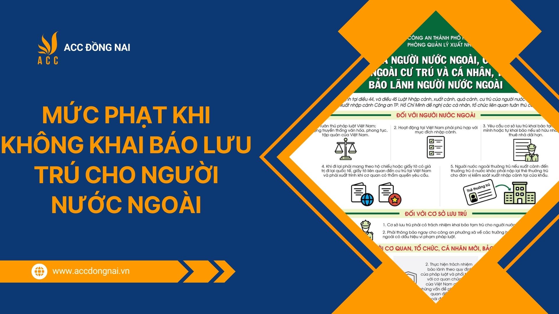 Mức phạt khi không khai báo lưu trú cho người nước ngoài