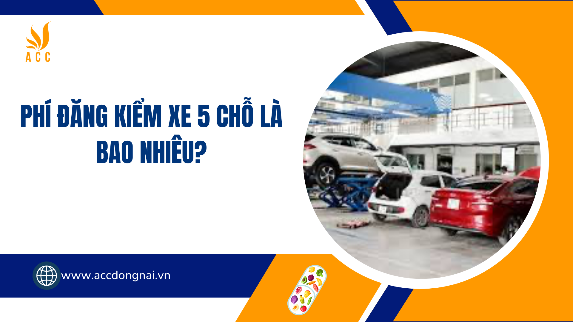 Phí đăng kiểm xe 5 chỗ là bao nhiêu