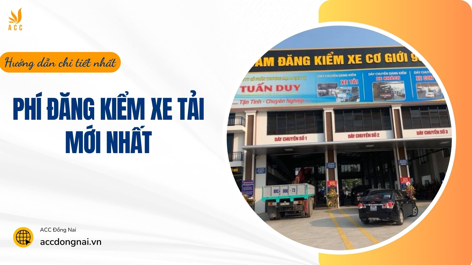 Phí đăng kiểm xe tải mới nhất