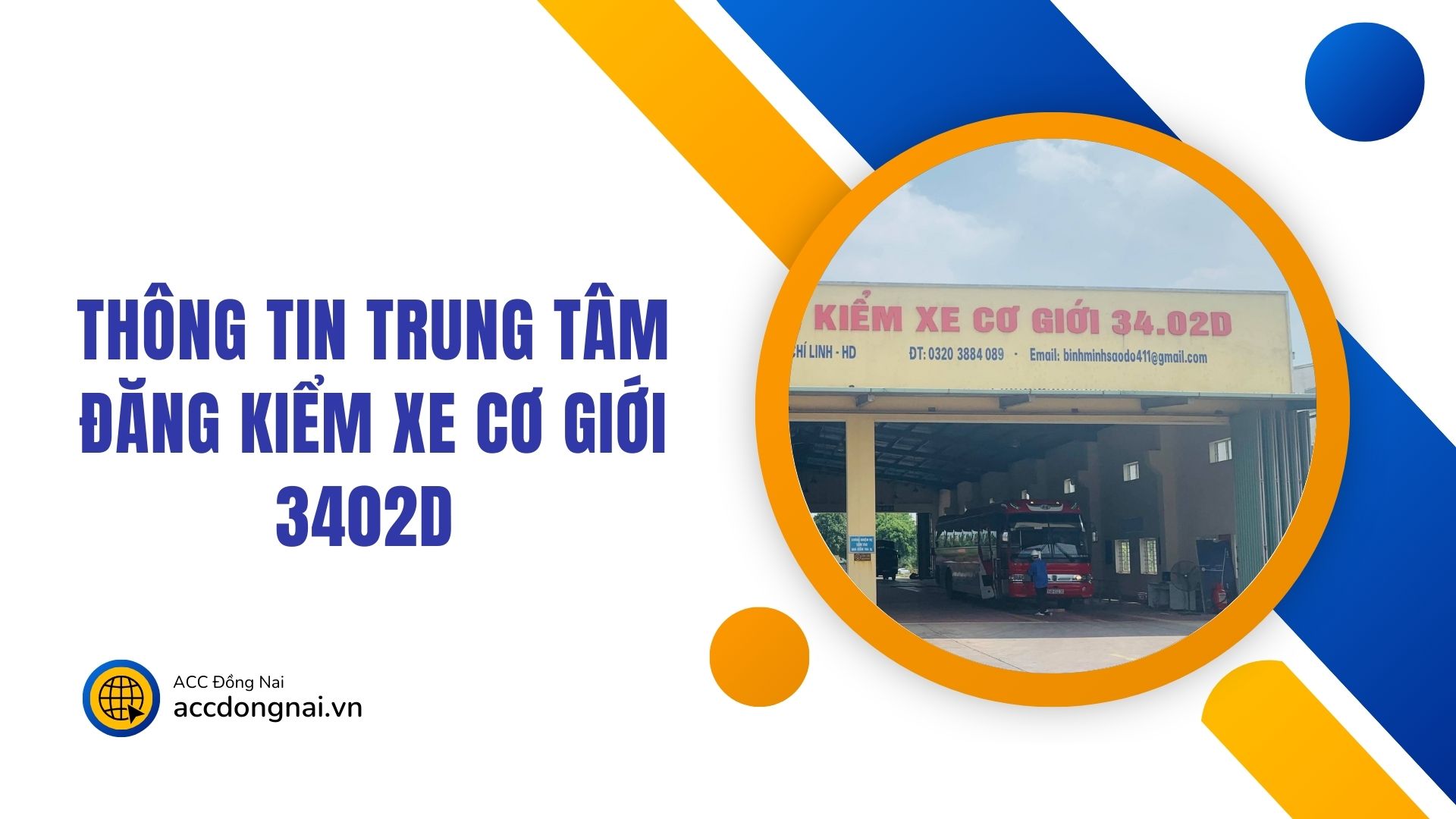 Thông tin trung tâm đăng kiểm xe cơ giới 3402d