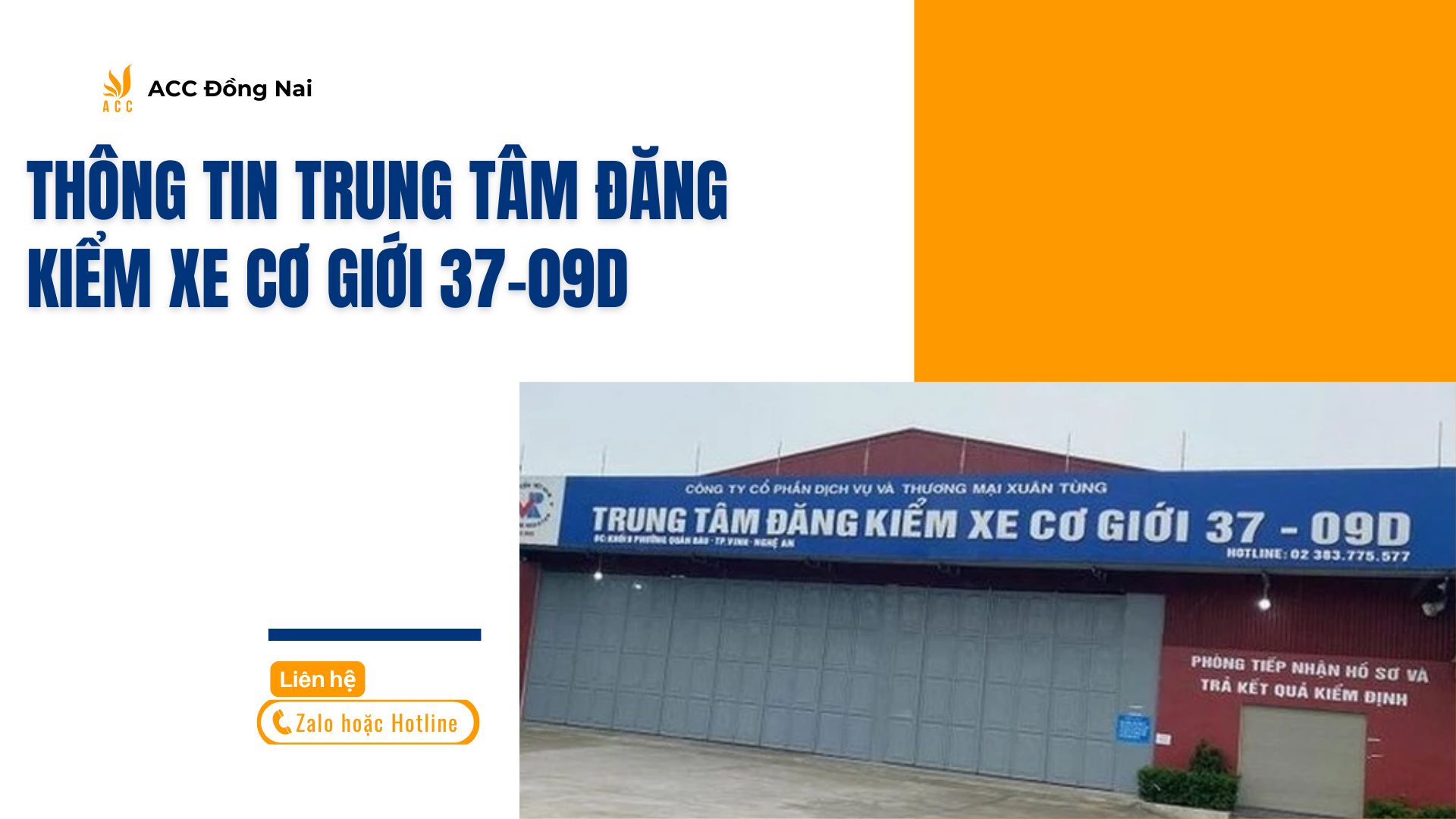 Thông tin trung tâm đăng kiểm xe cơ giới 37-09d