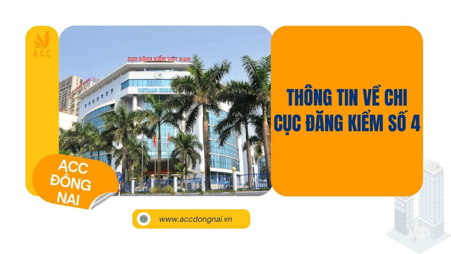 Thông tin về chi cục đăng kiểm số 4